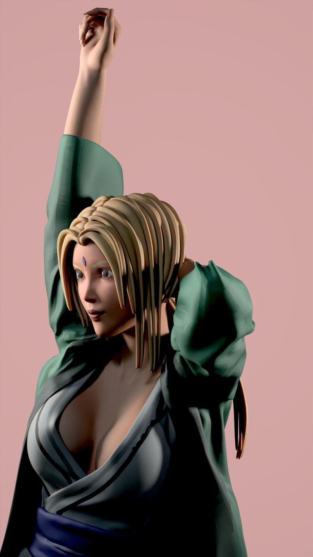 TSUNADE FROM NARUTO 3D print model_15