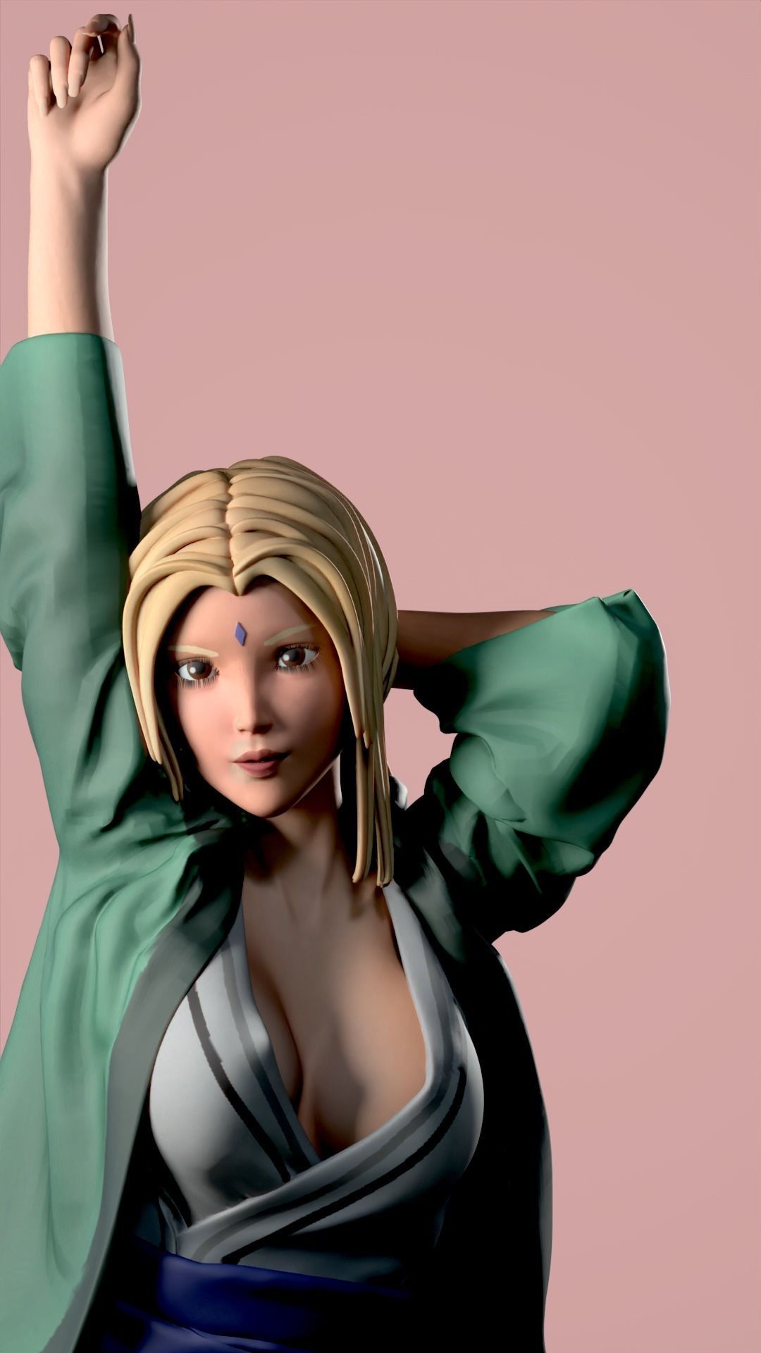 TSUNADE FROM NARUTO 3D print model_13