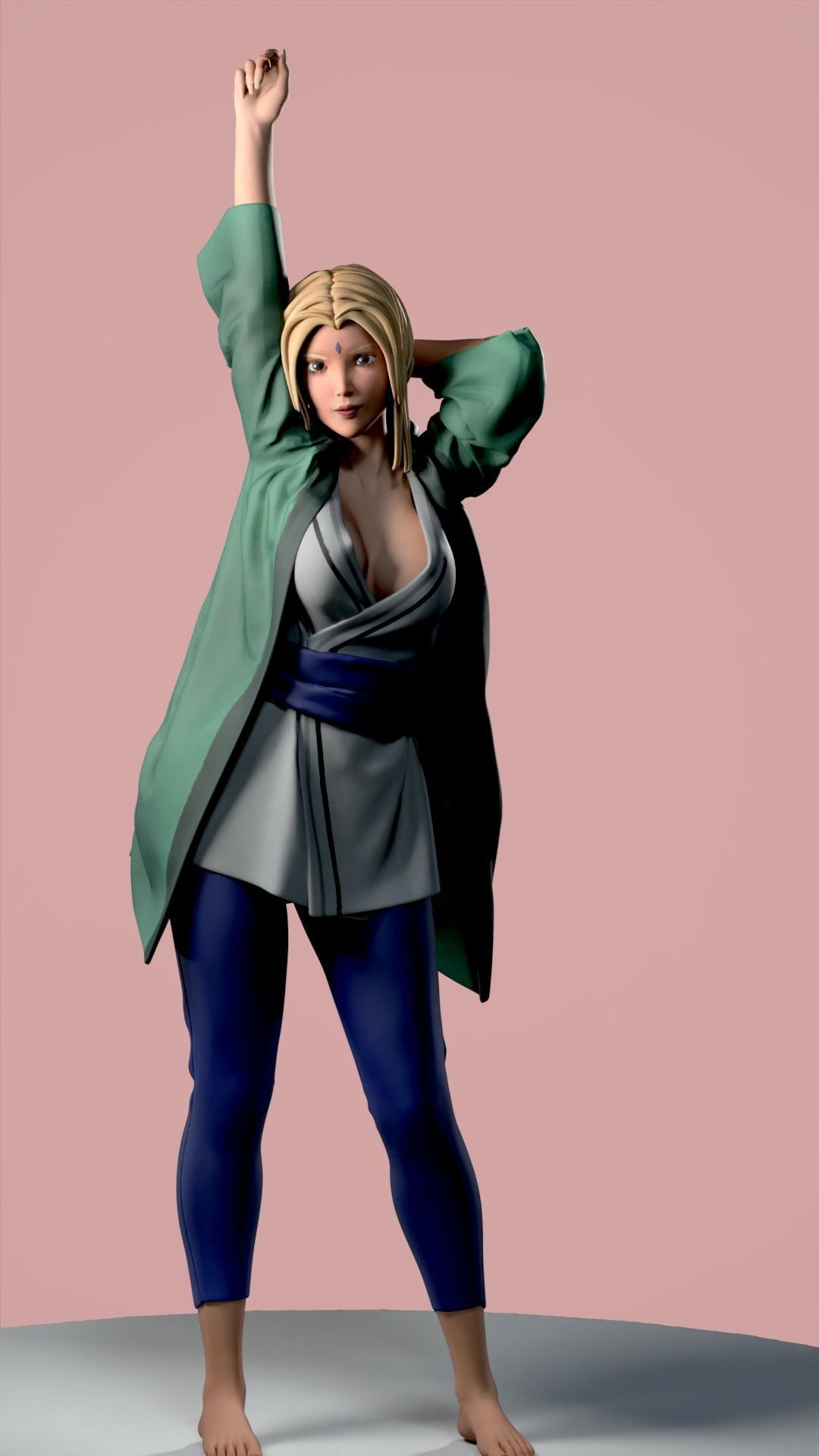 TSUNADE FROM NARUTO 3D print model_12