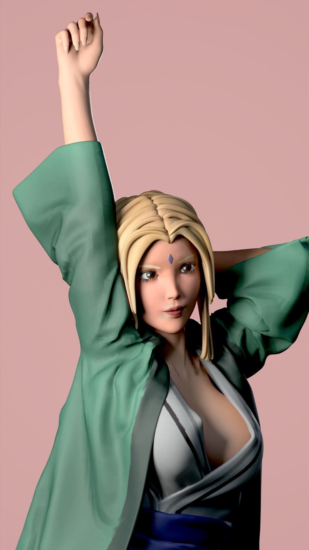 TSUNADE FROM NARUTO 3D print model_22