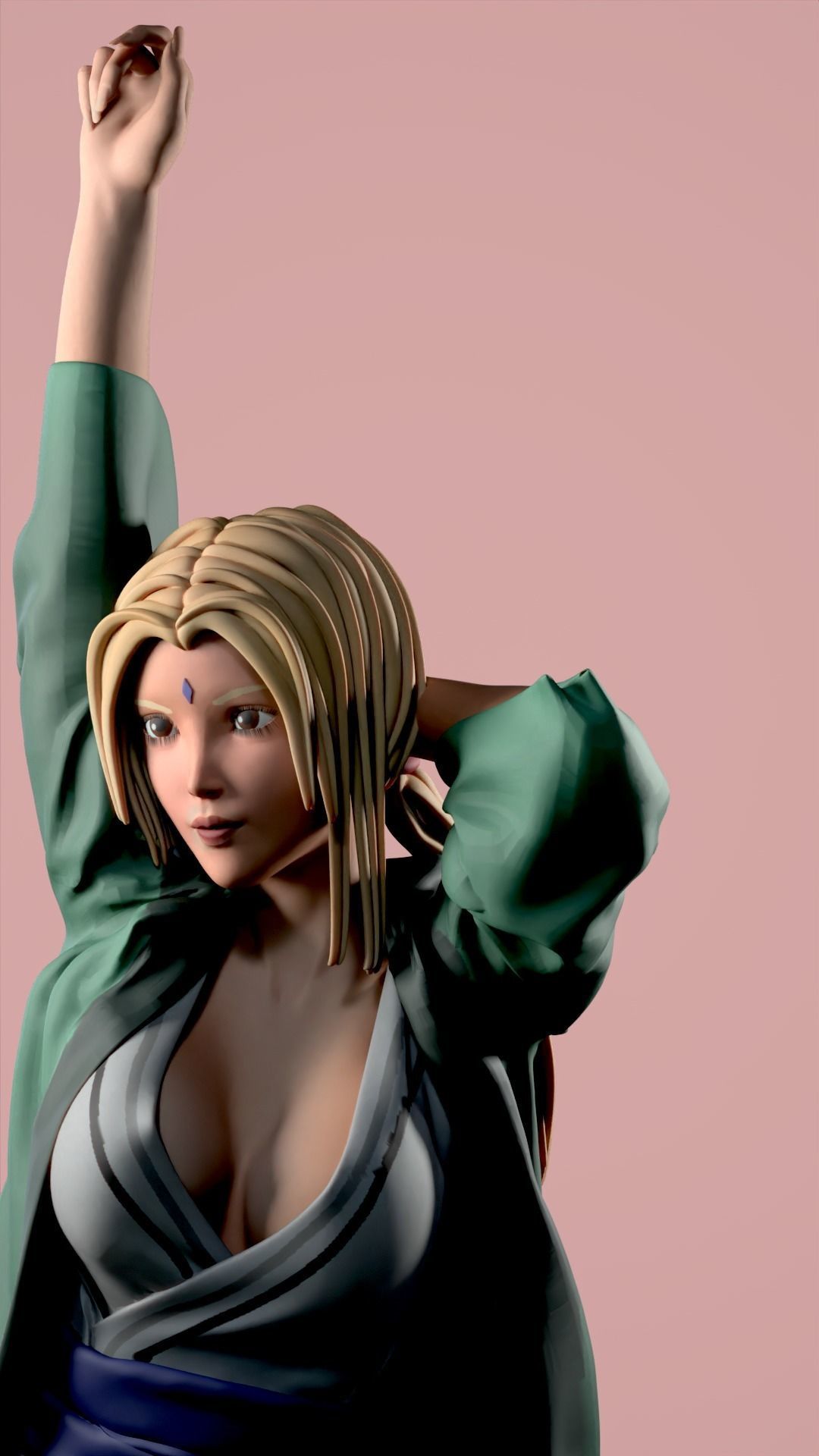TSUNADE FROM NARUTO 3D print model_14