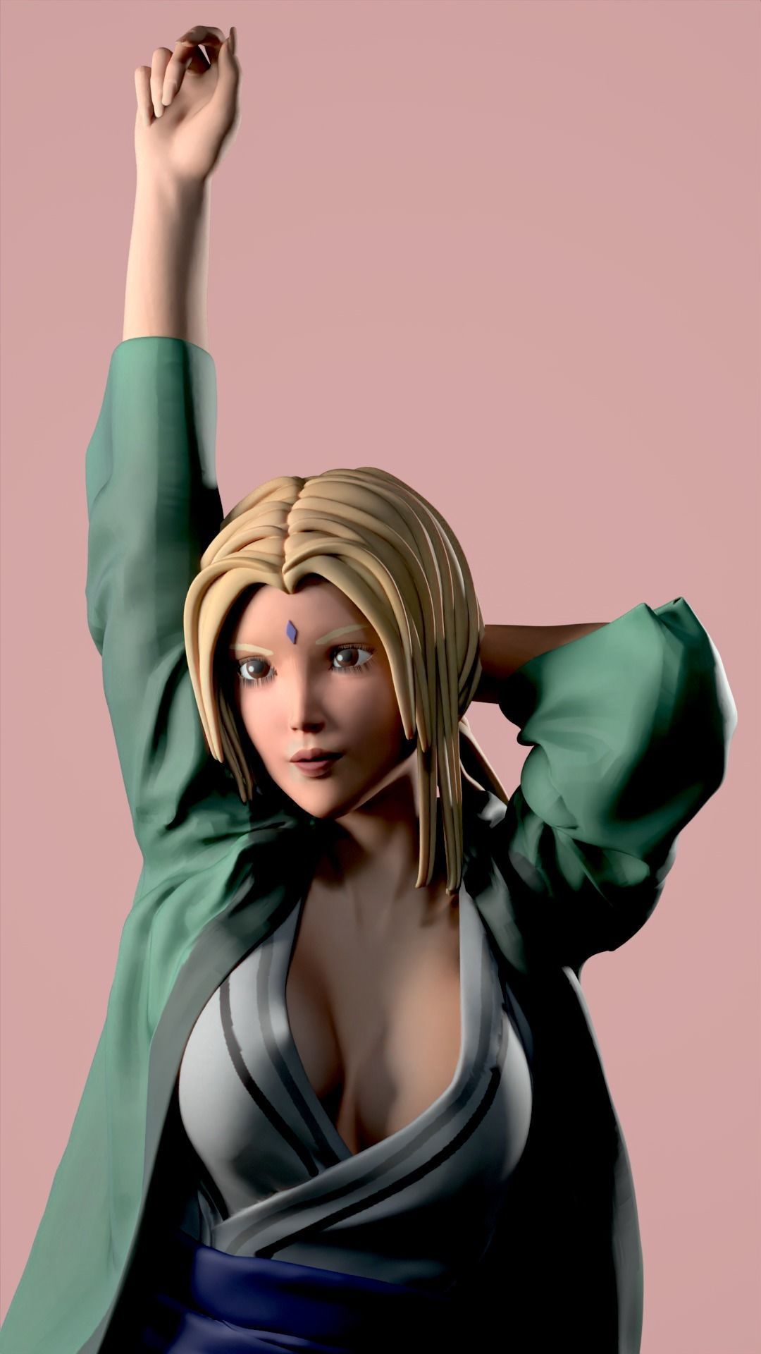 TSUNADE FROM NARUTO 3D print model_23