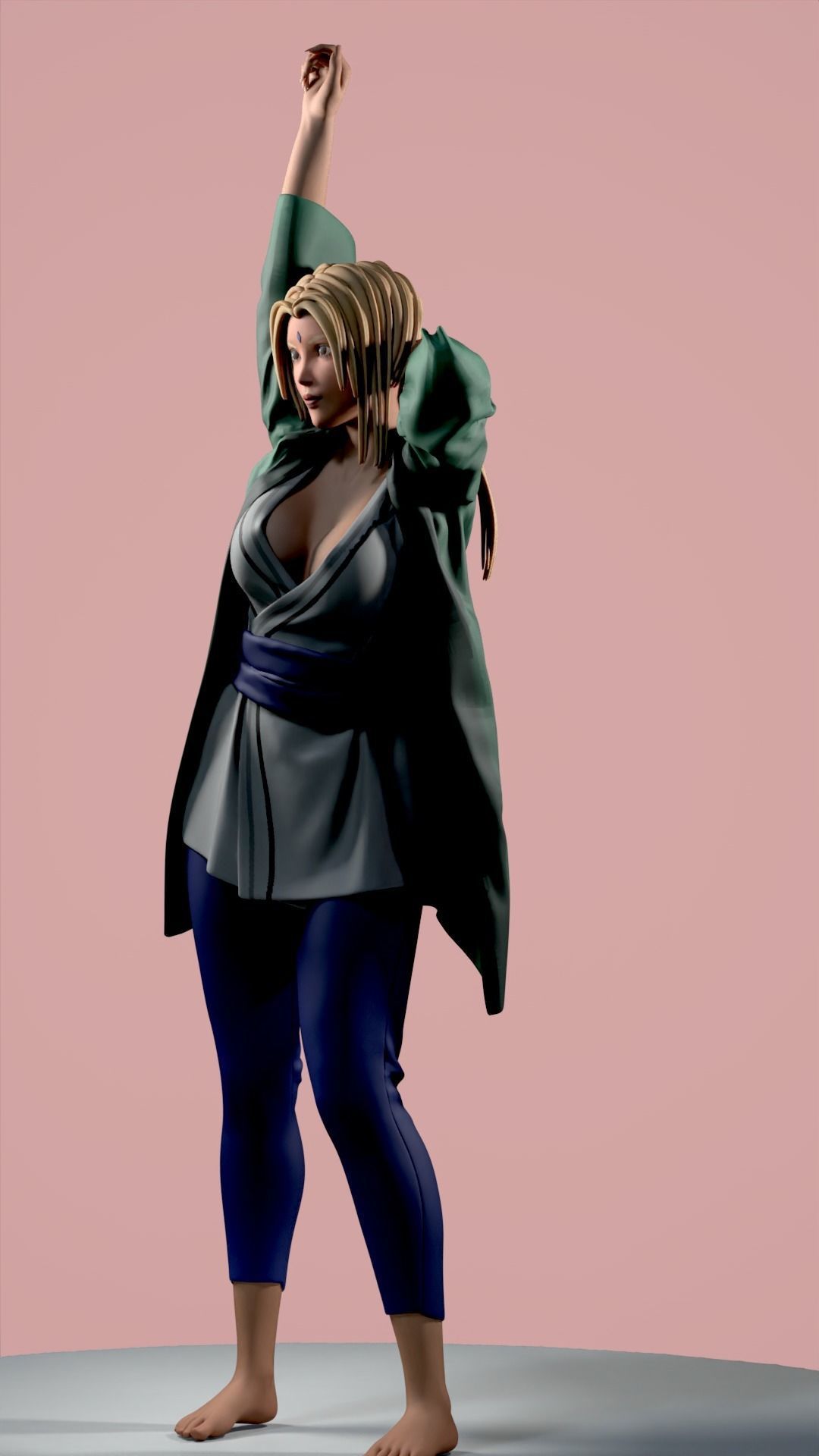 TSUNADE FROM NARUTO 3D print model_3