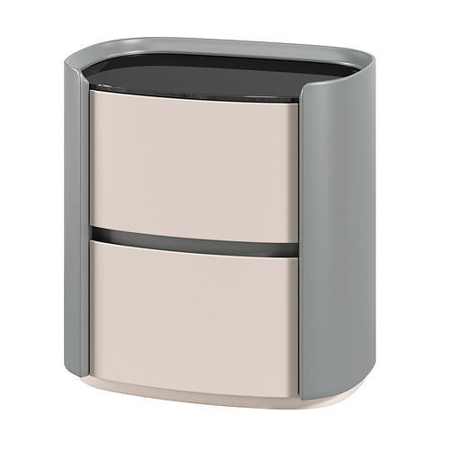 Helms Bedside Table 3D model