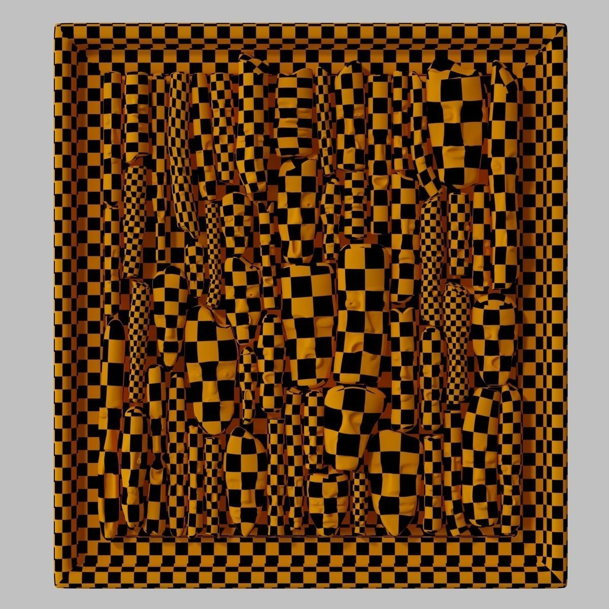 Wood panel n12 3D model_8