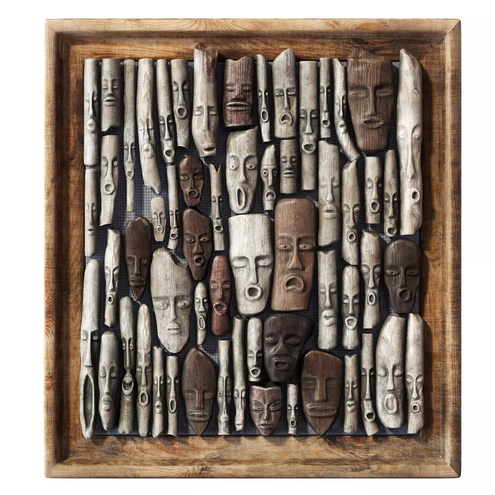 Wood panel n12 3D model_0