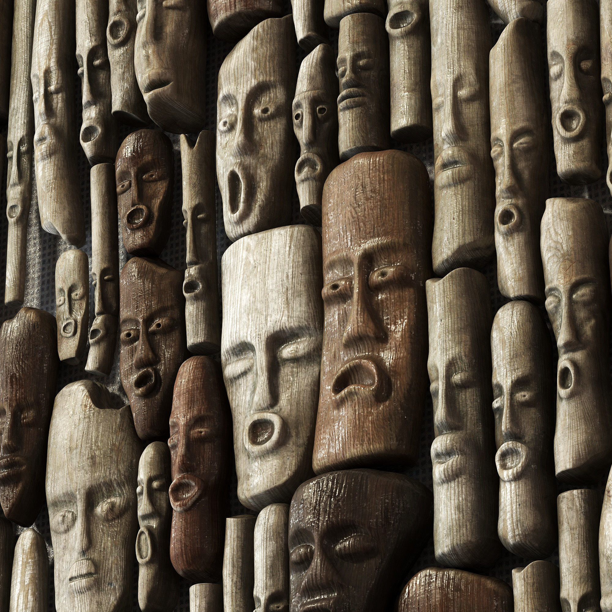 Wood panel n12 3D model_3