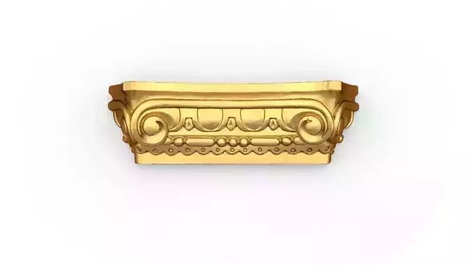 Classic carved decor ornament 477 3D print model