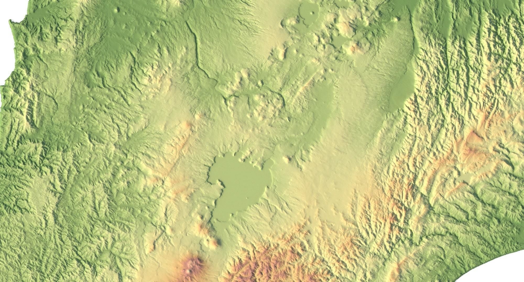 New Zealand Terrain 3D Map 3D model_6