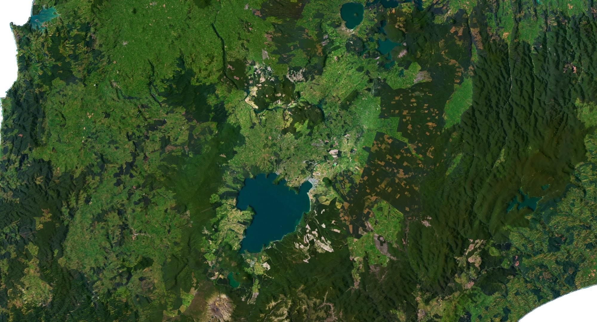 New Zealand Terrain 3D Map 3D model_5