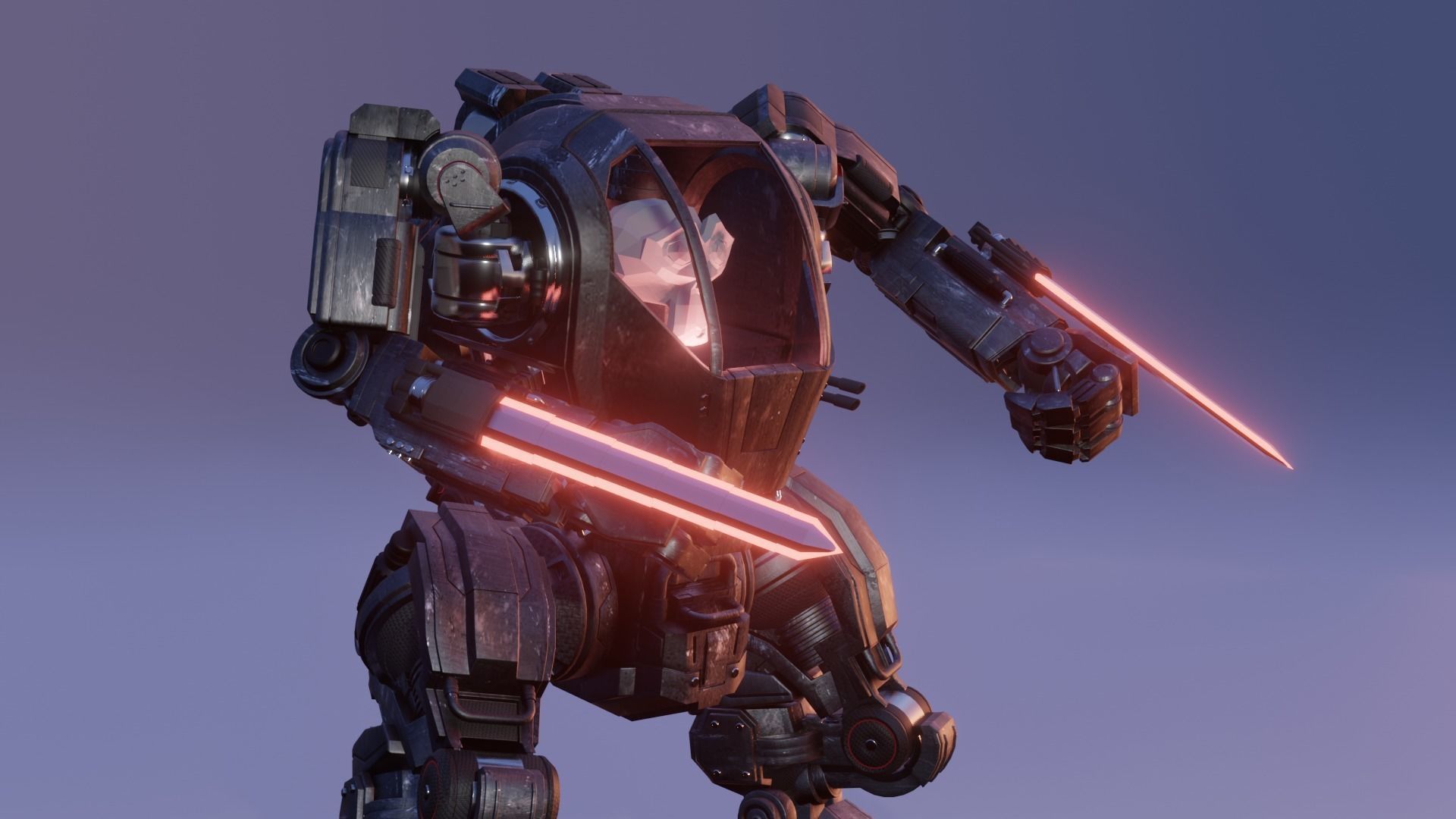 War Machine Sci-fi Robot  ATMOS-41 3D model_7