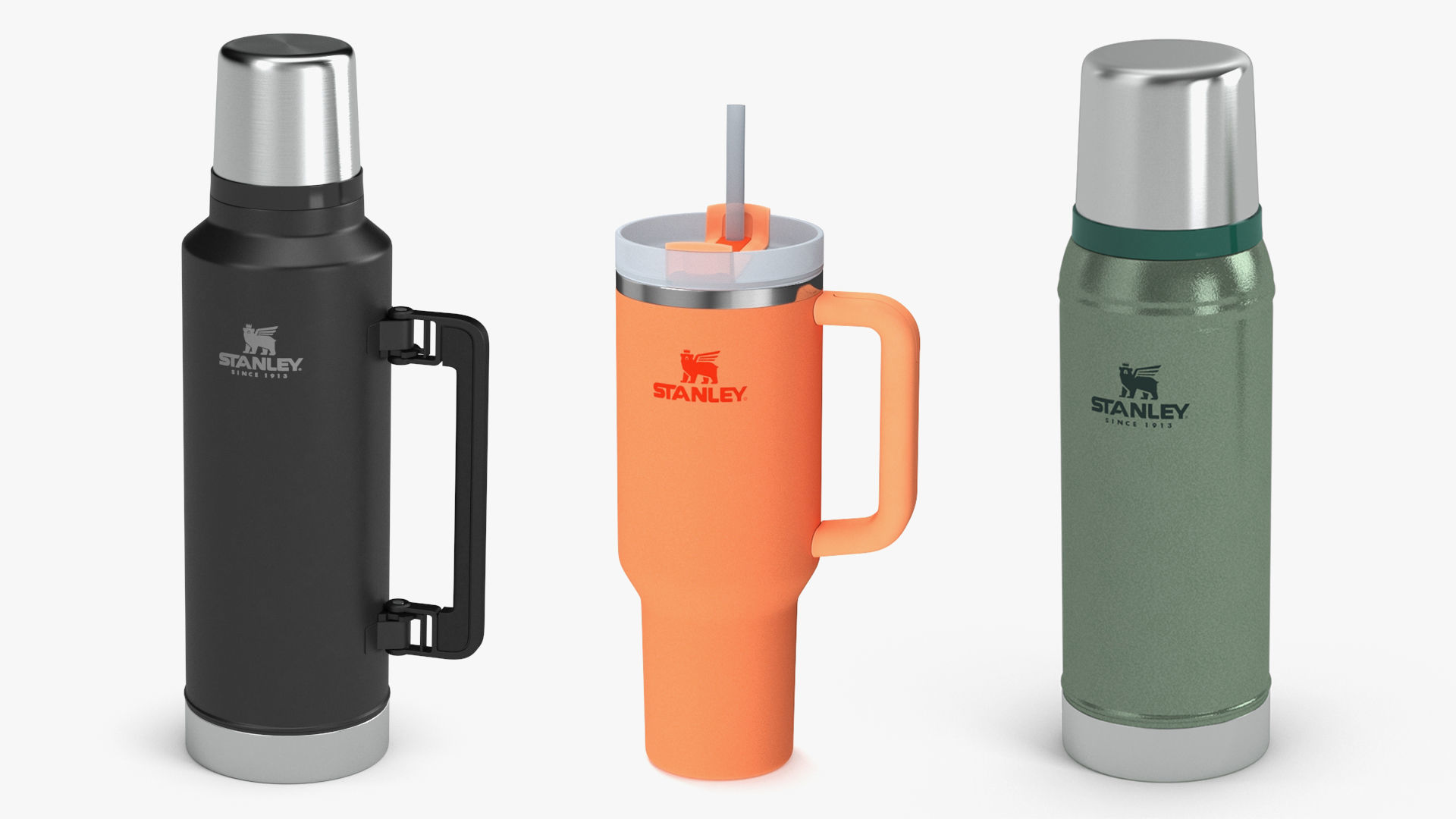 Stanley Thermal Mugs Collection 3D Model Pack