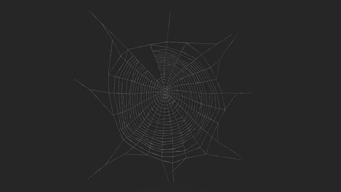 Spider Webs Collection 3D Model Pack 5