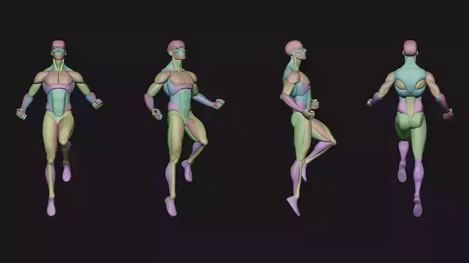 Male Base mesh for sculpting