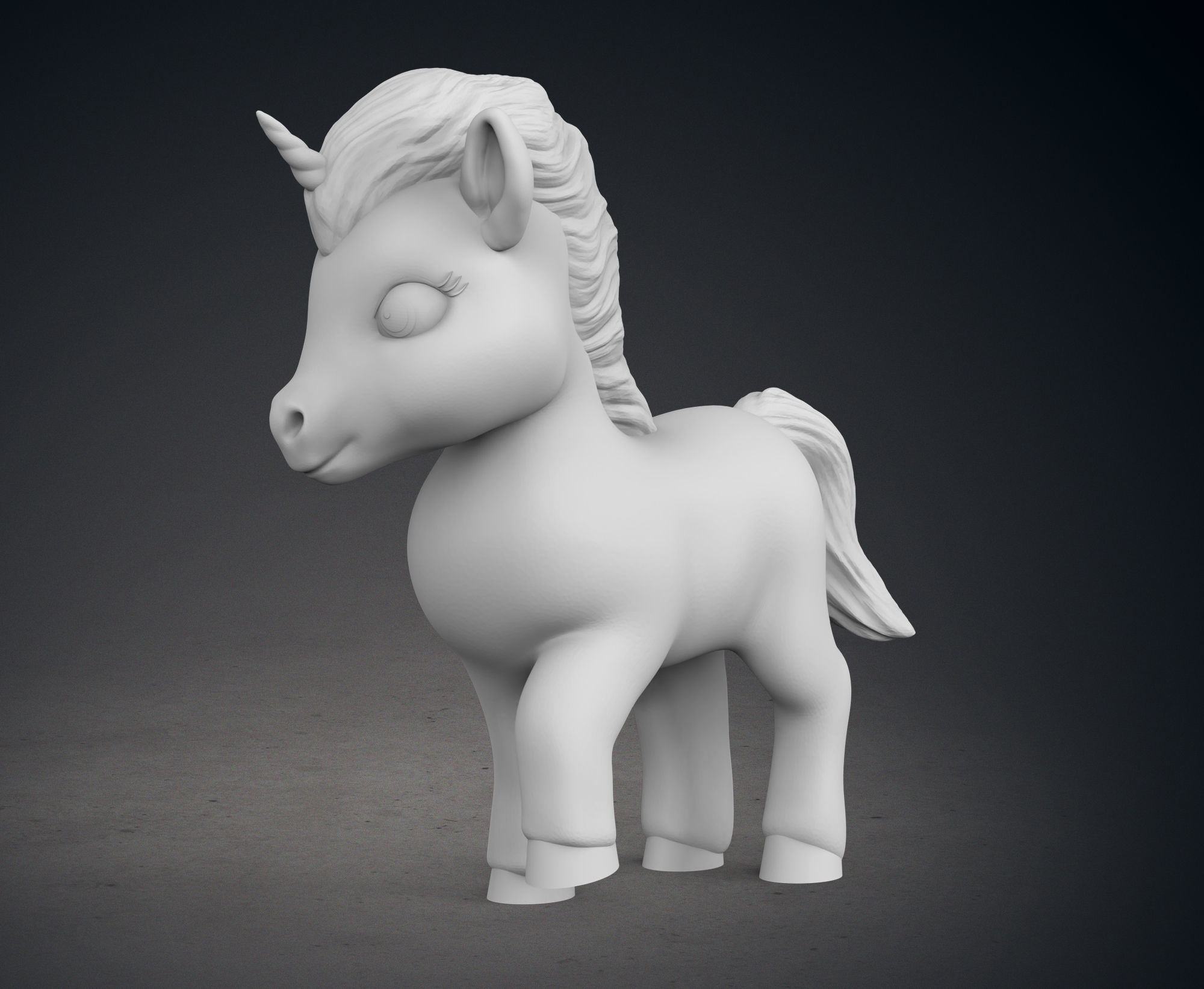 Cute Unicorns Pack 3D print model_8