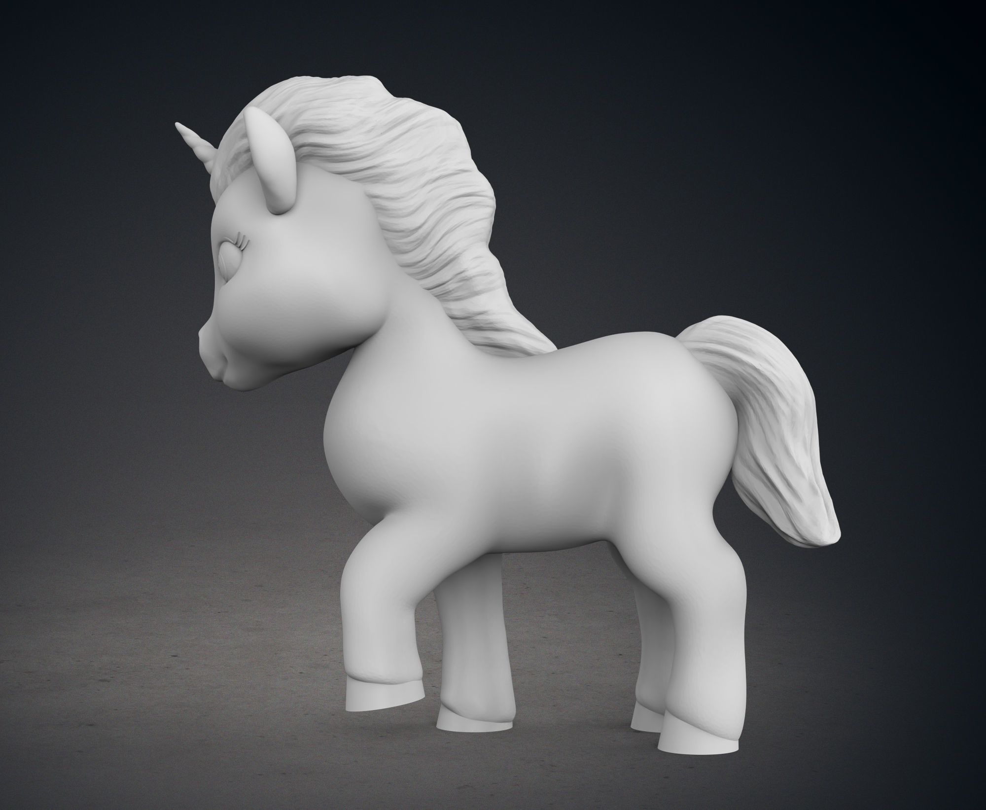 Cute Unicorns Pack 3D print model_9