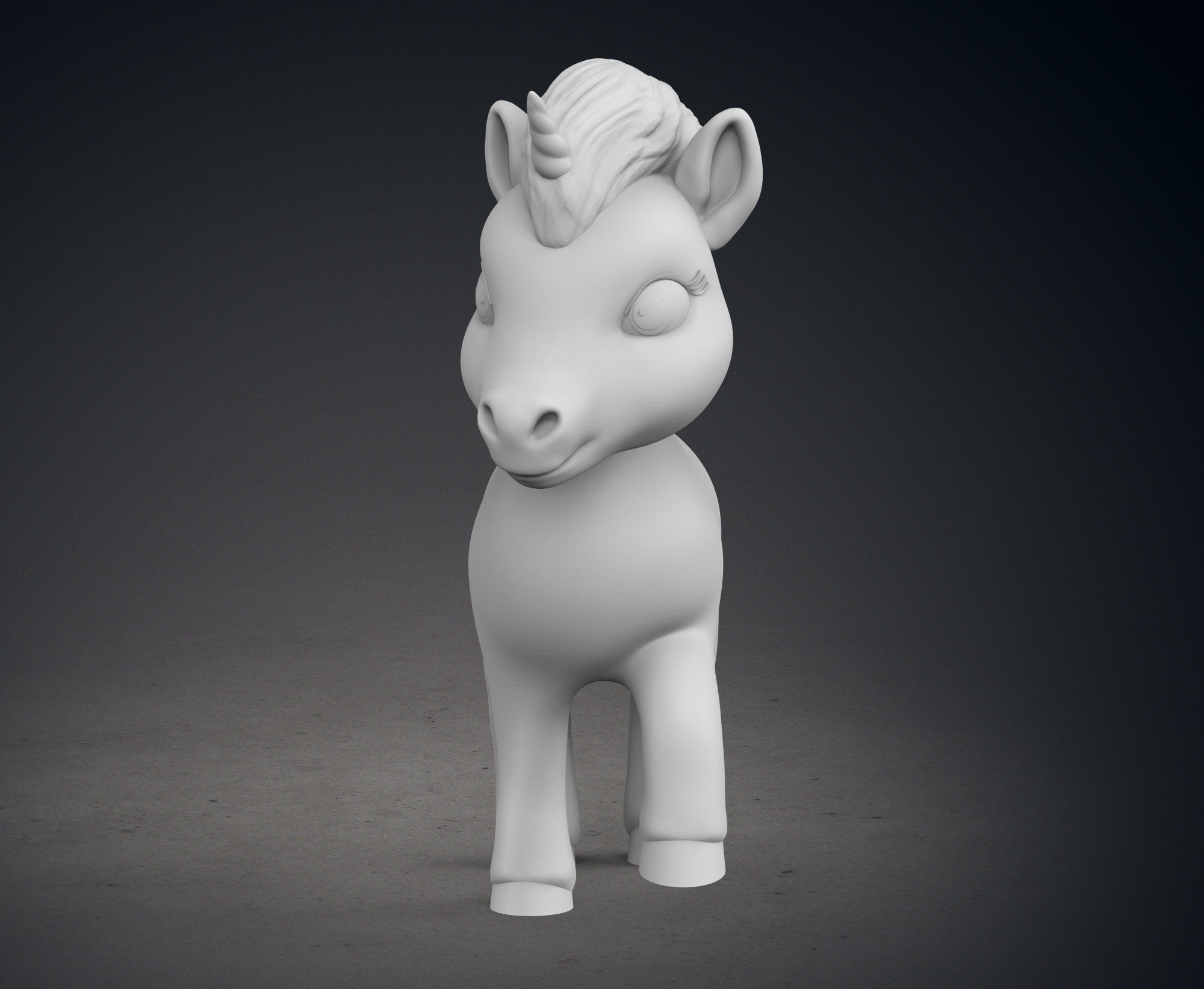 Cute Unicorns Pack 3D print model_7