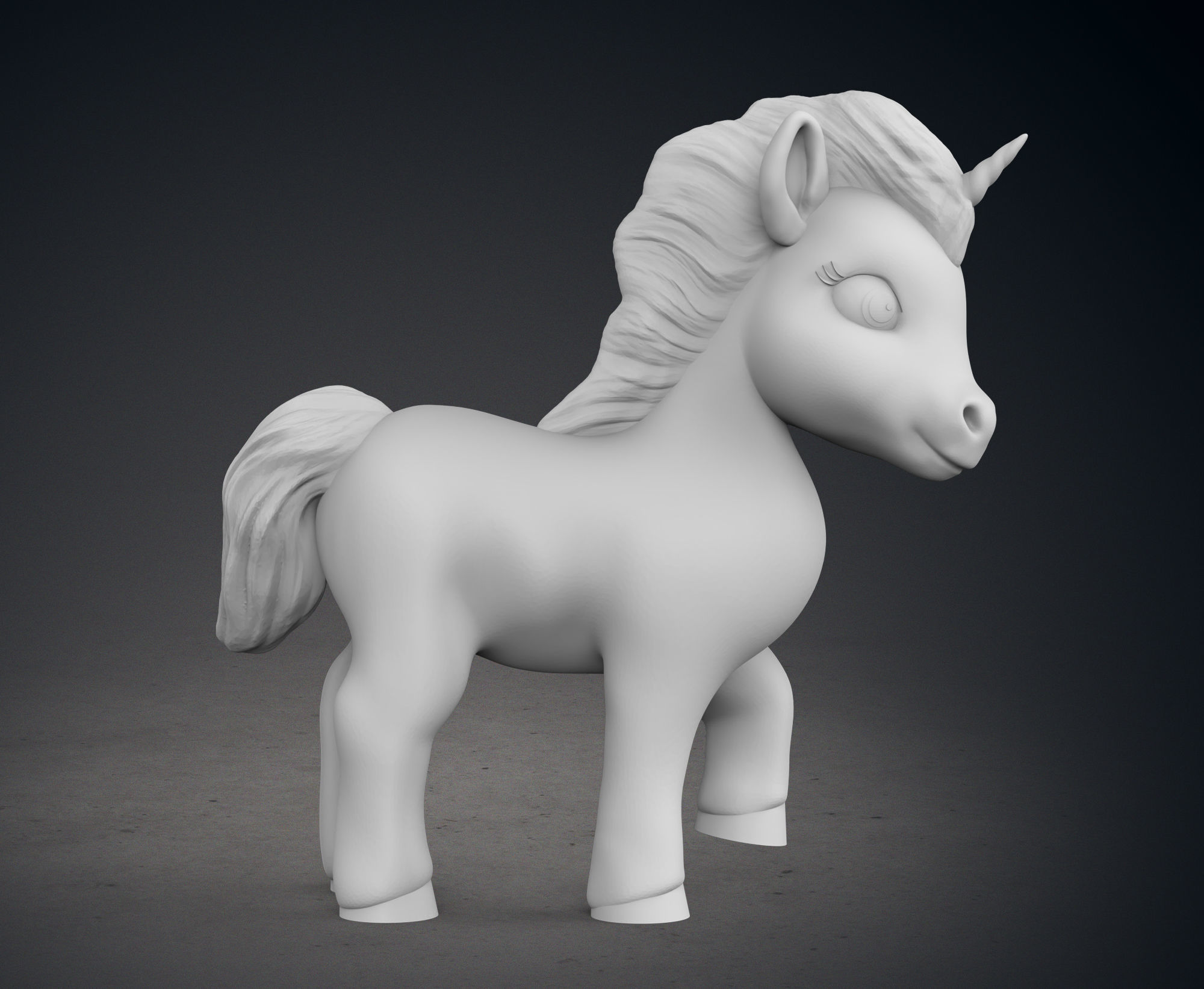 Cute Unicorns Pack 3D print model_10