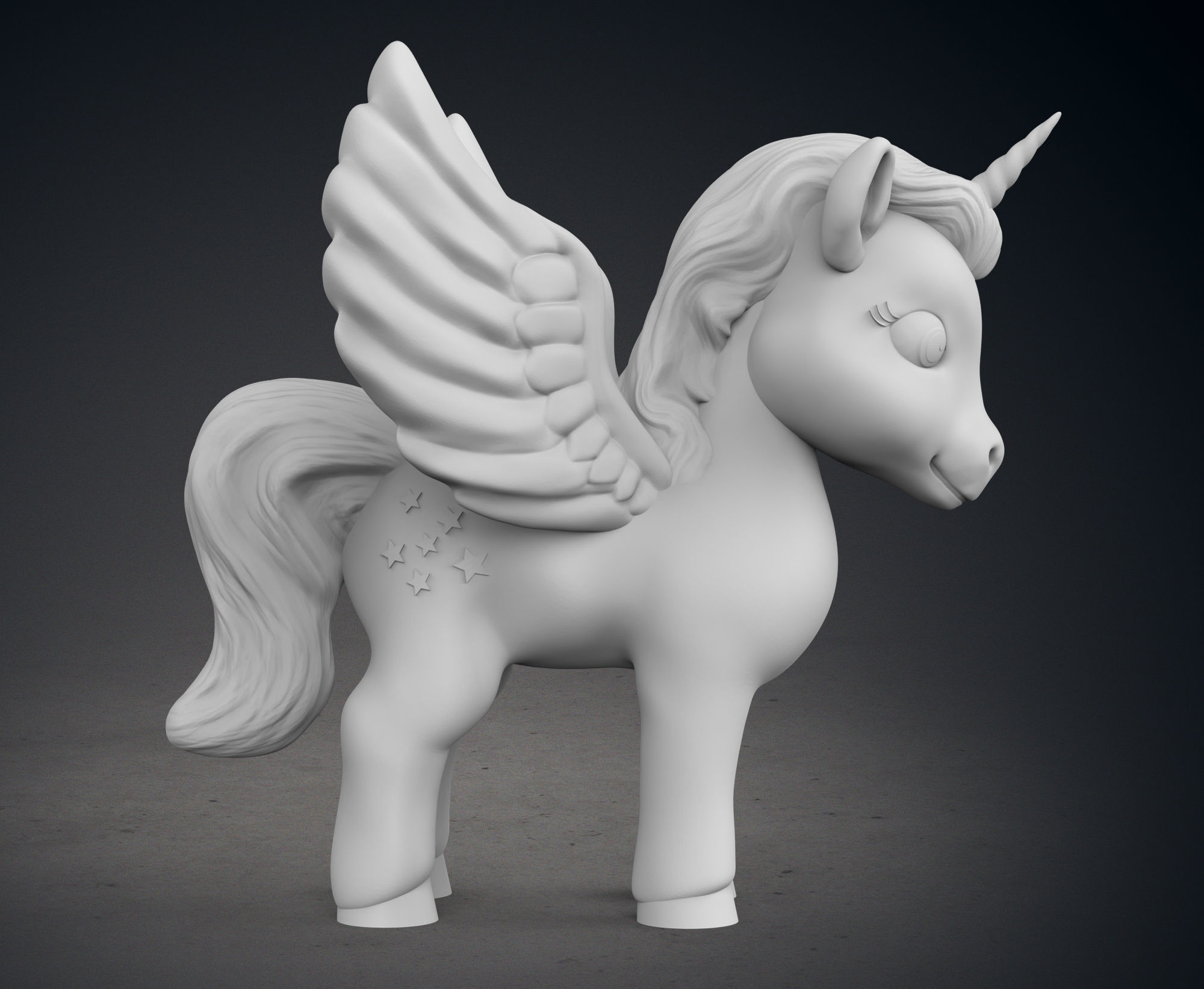 Cute Unicorns Pack 3D print model_15