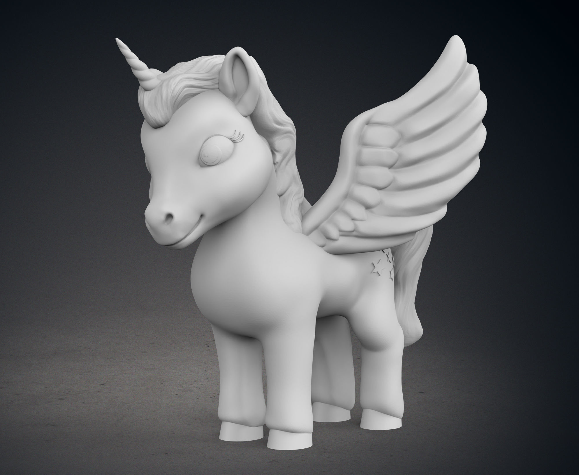 Cute Unicorns Pack 3D print model_13