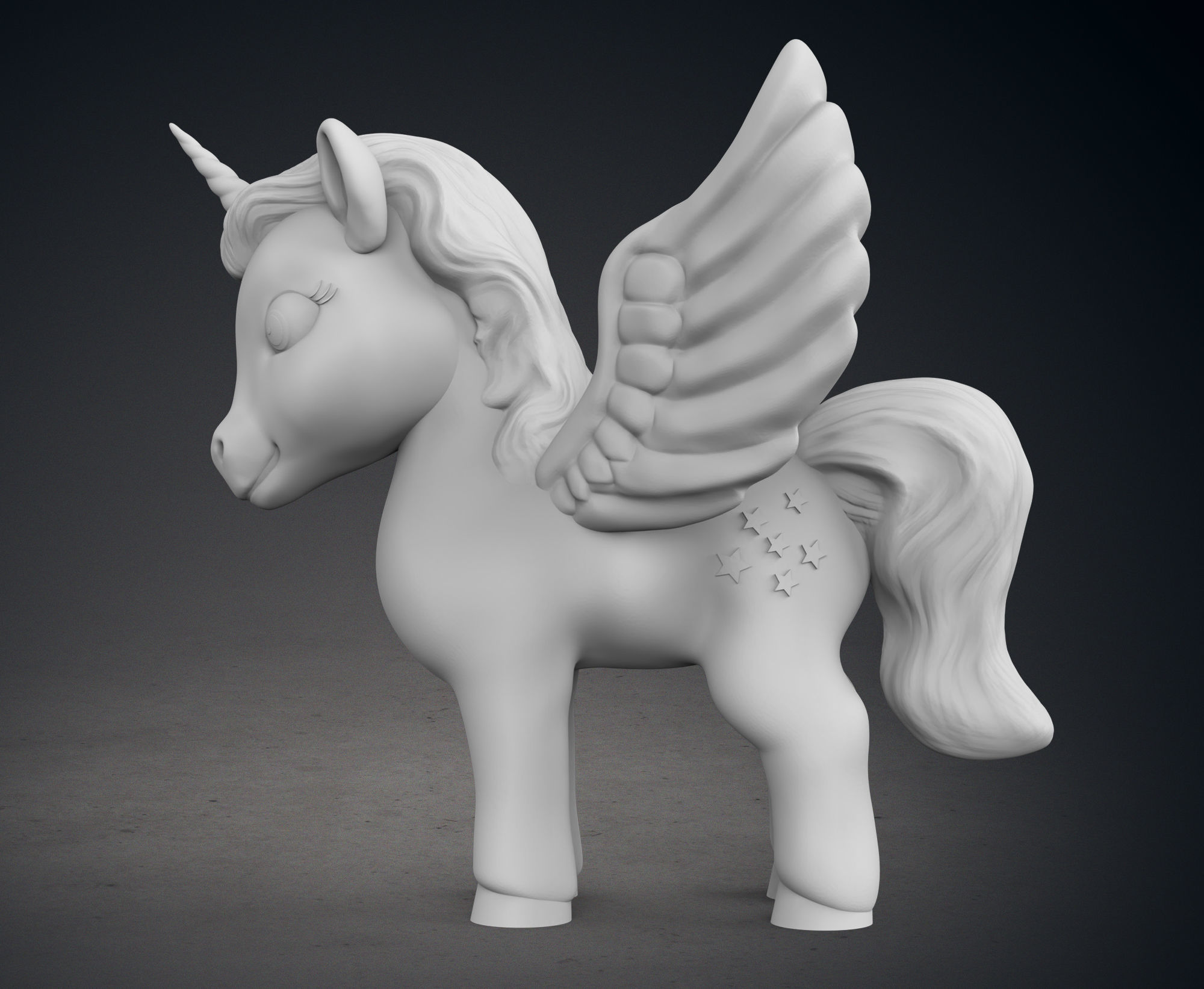 Cute Unicorns Pack 3D print model_14