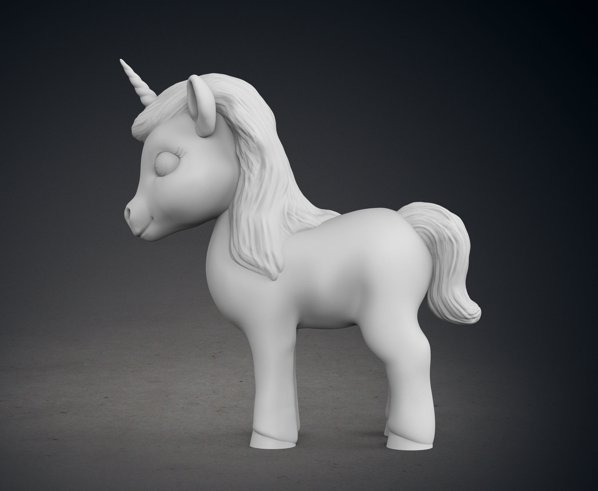 Cute Unicorns Pack 3D print model_4