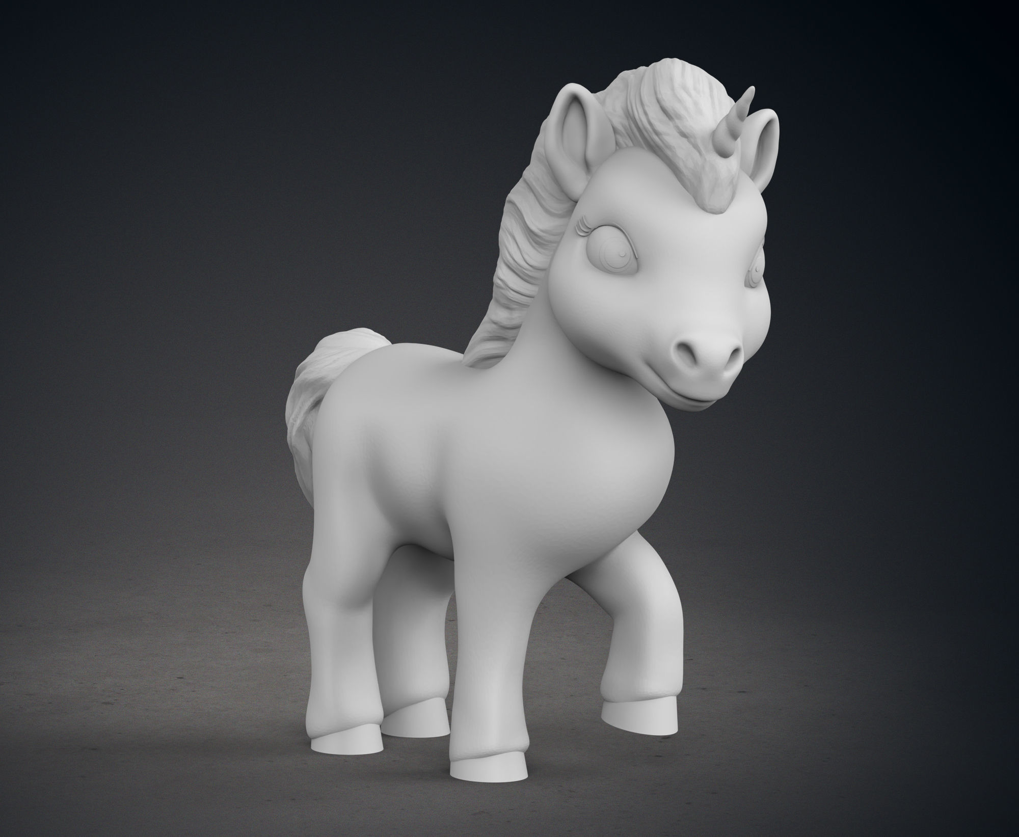 Cute Unicorns Pack 3D print model_6