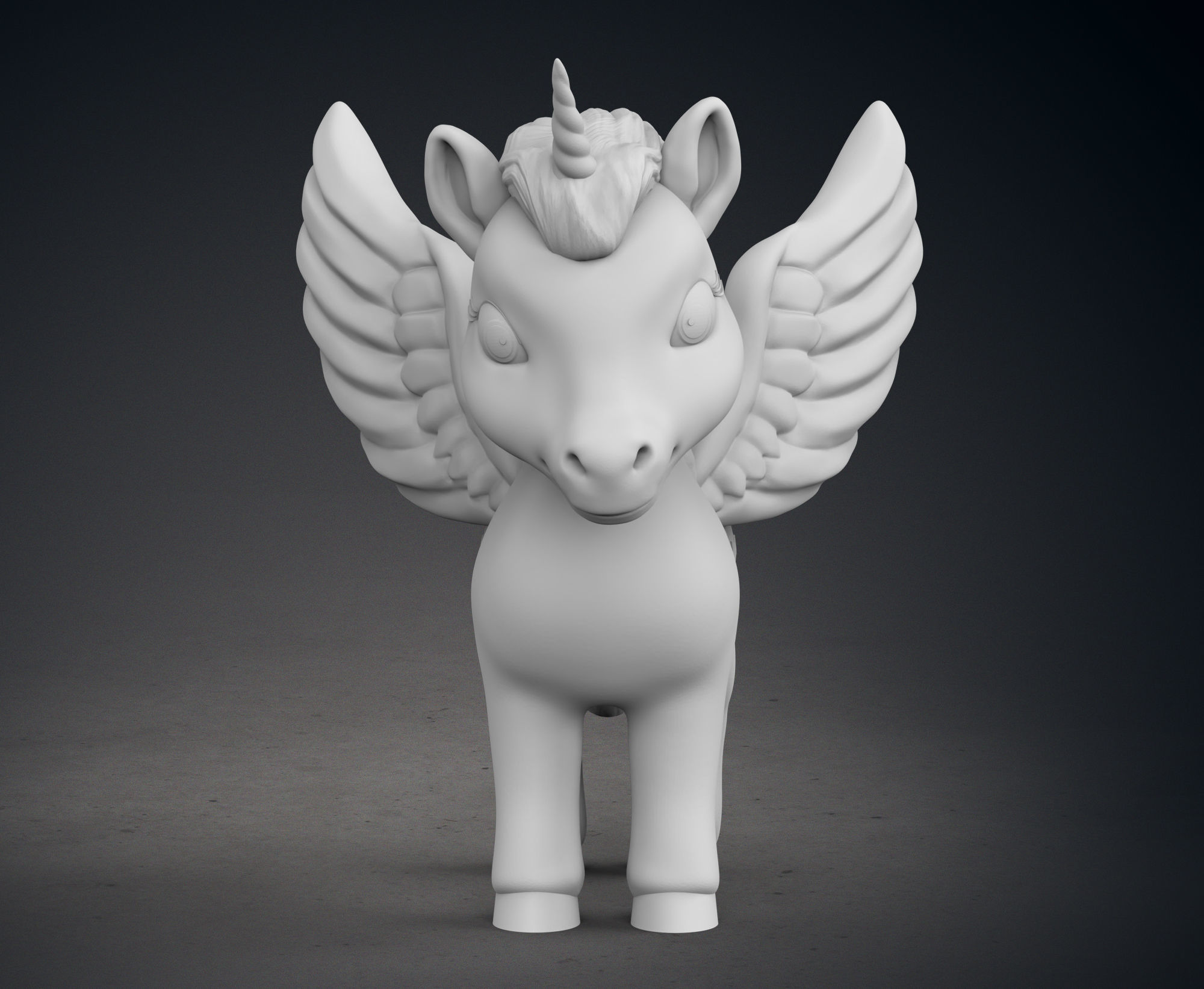 Cute Unicorns Pack 3D print model_12