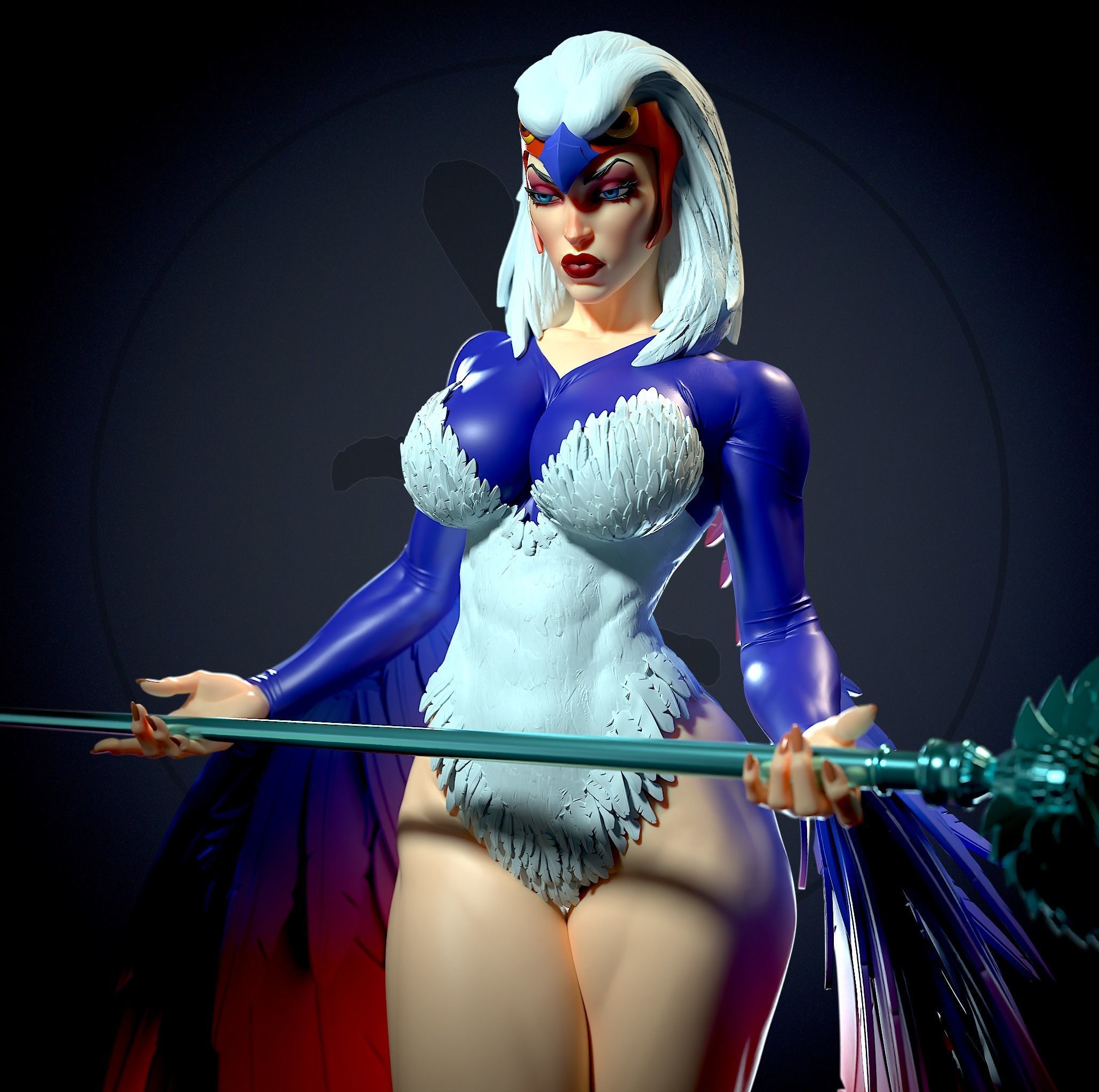 Sorceress MOTU with NSFW 3D print model_7