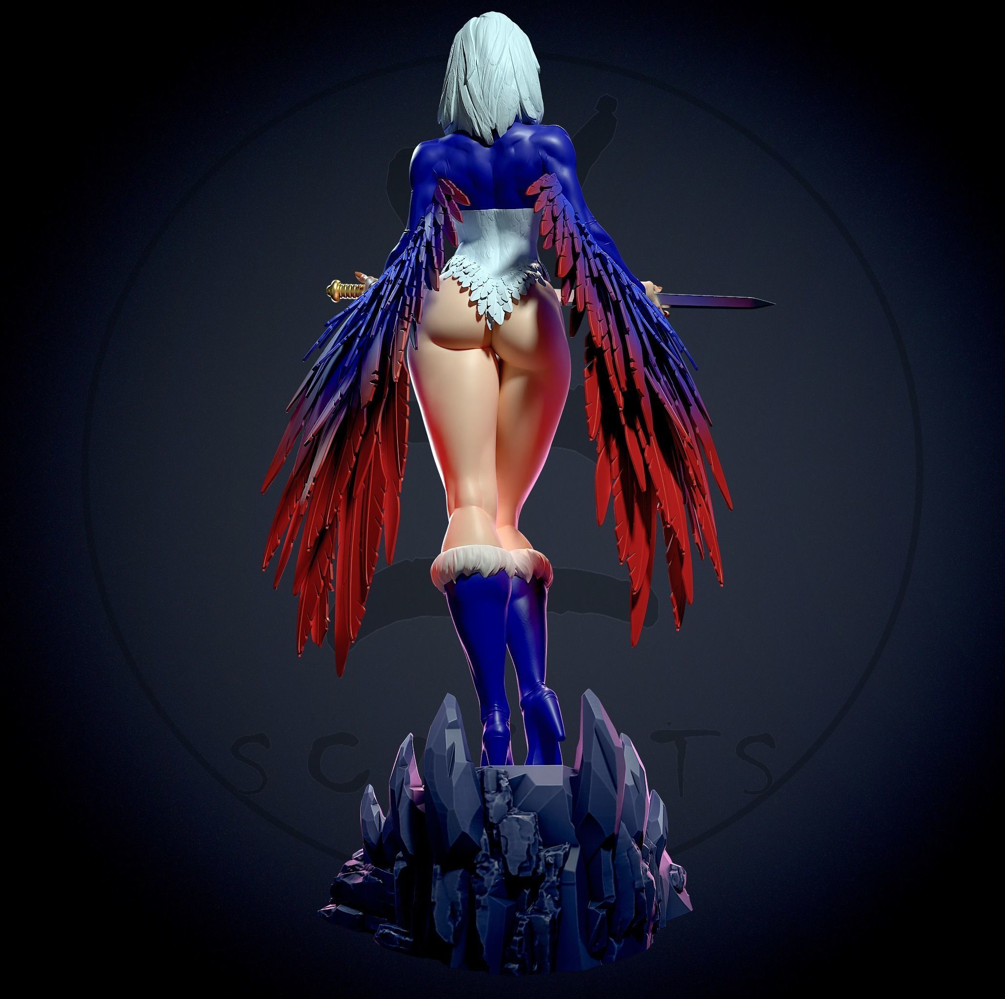 Sorceress MOTU with NSFW 3D print model_3