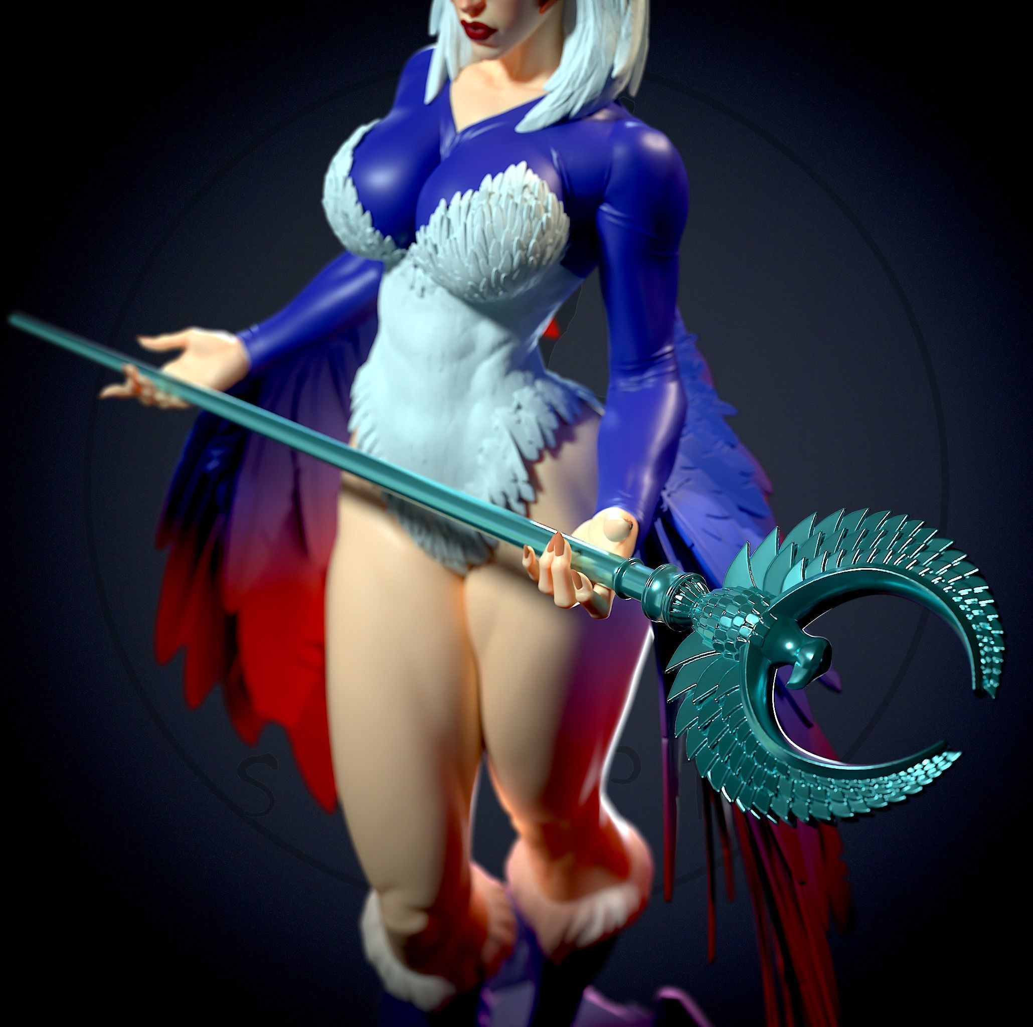 Sorceress MOTU with NSFW 3D print model_9