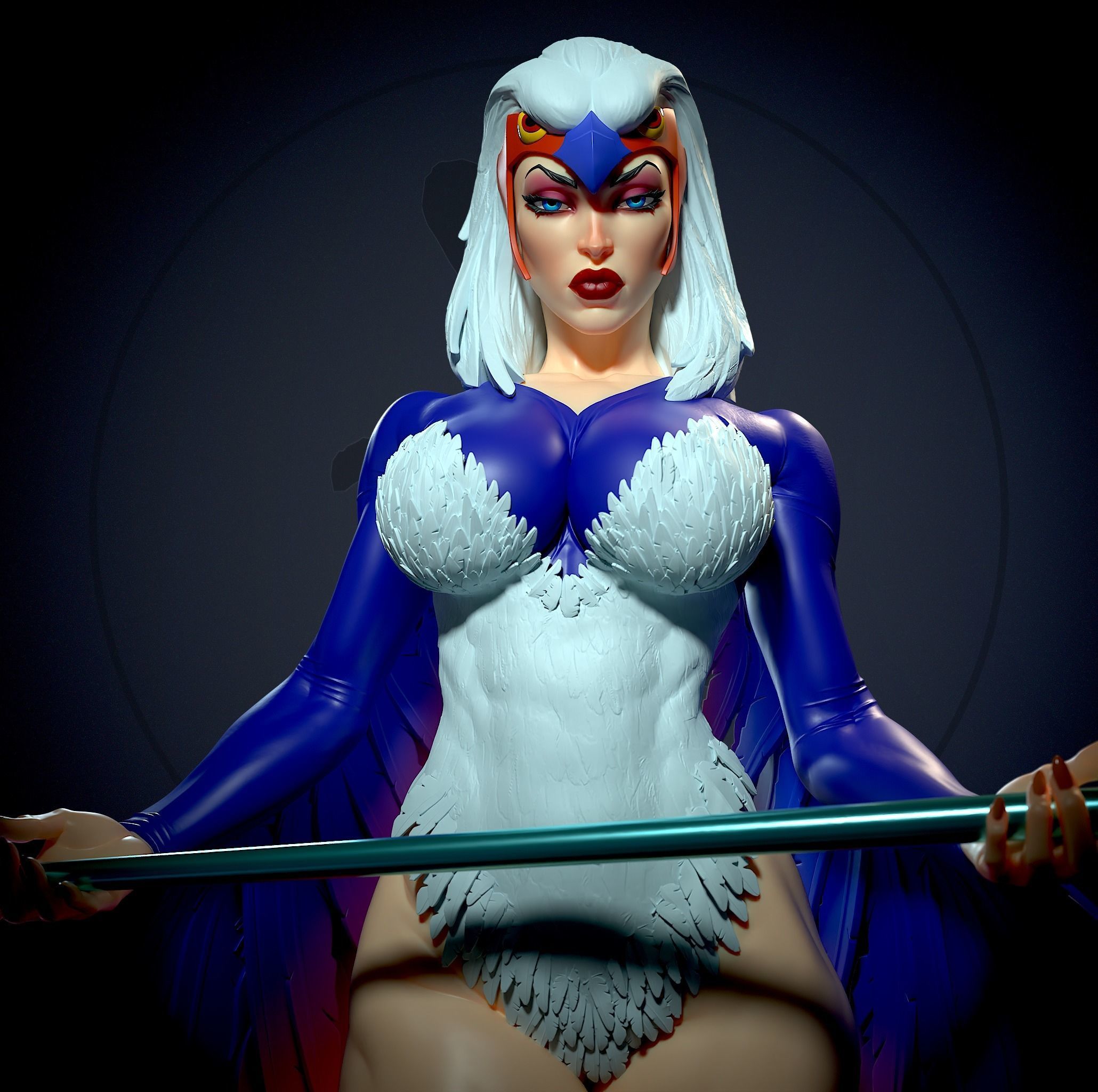 Sorceress MOTU with NSFW 3D print model_8