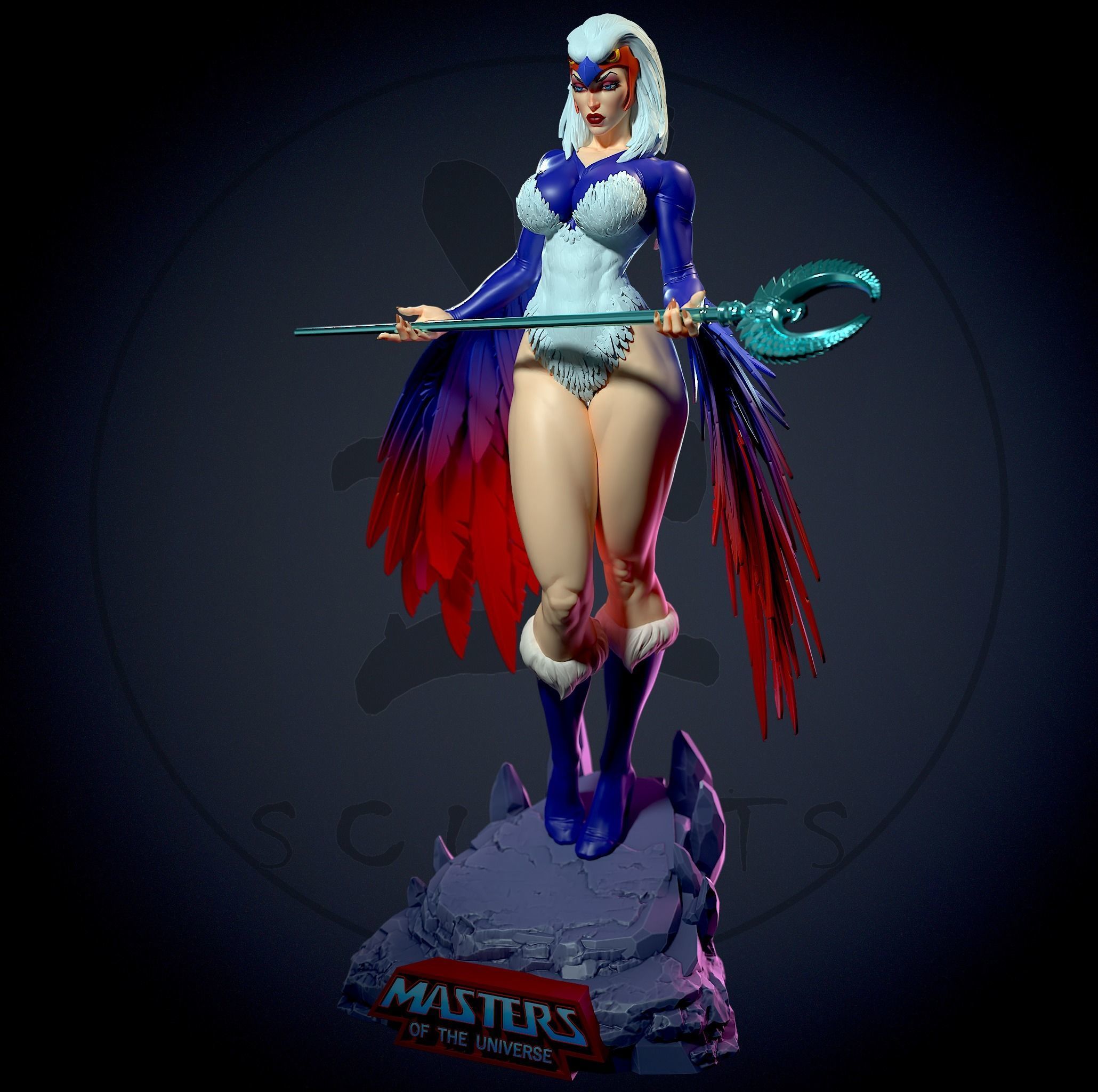 Sorceress MOTU with NSFW 3D print model_6