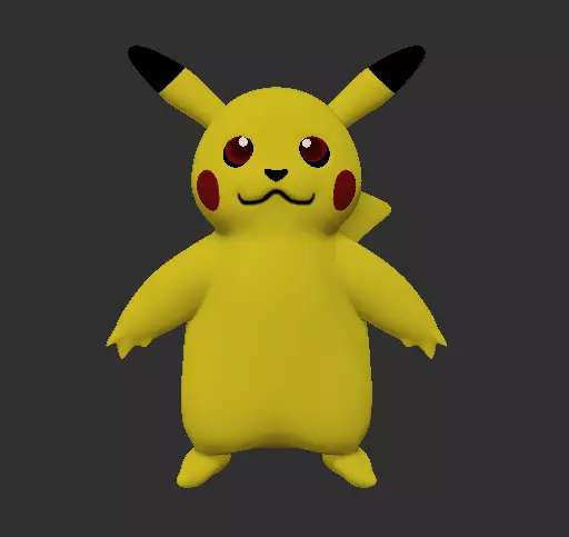 PIKACHU 3D MODEL Free 3D model_0