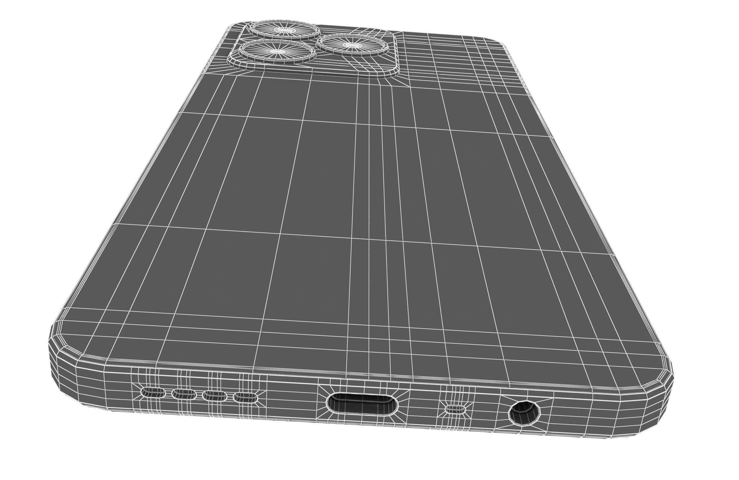 Realme C51s Shiny Green 3D model_21