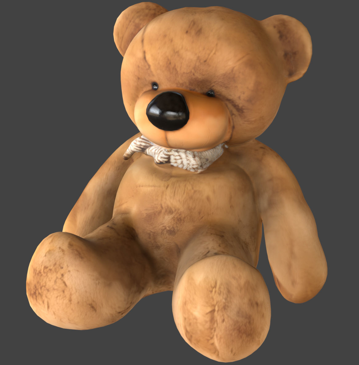Teddy Bear 002 3D model_1