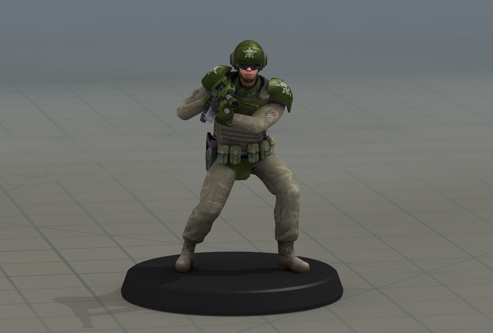 Imperial Army Future Soldiers 3D model_6