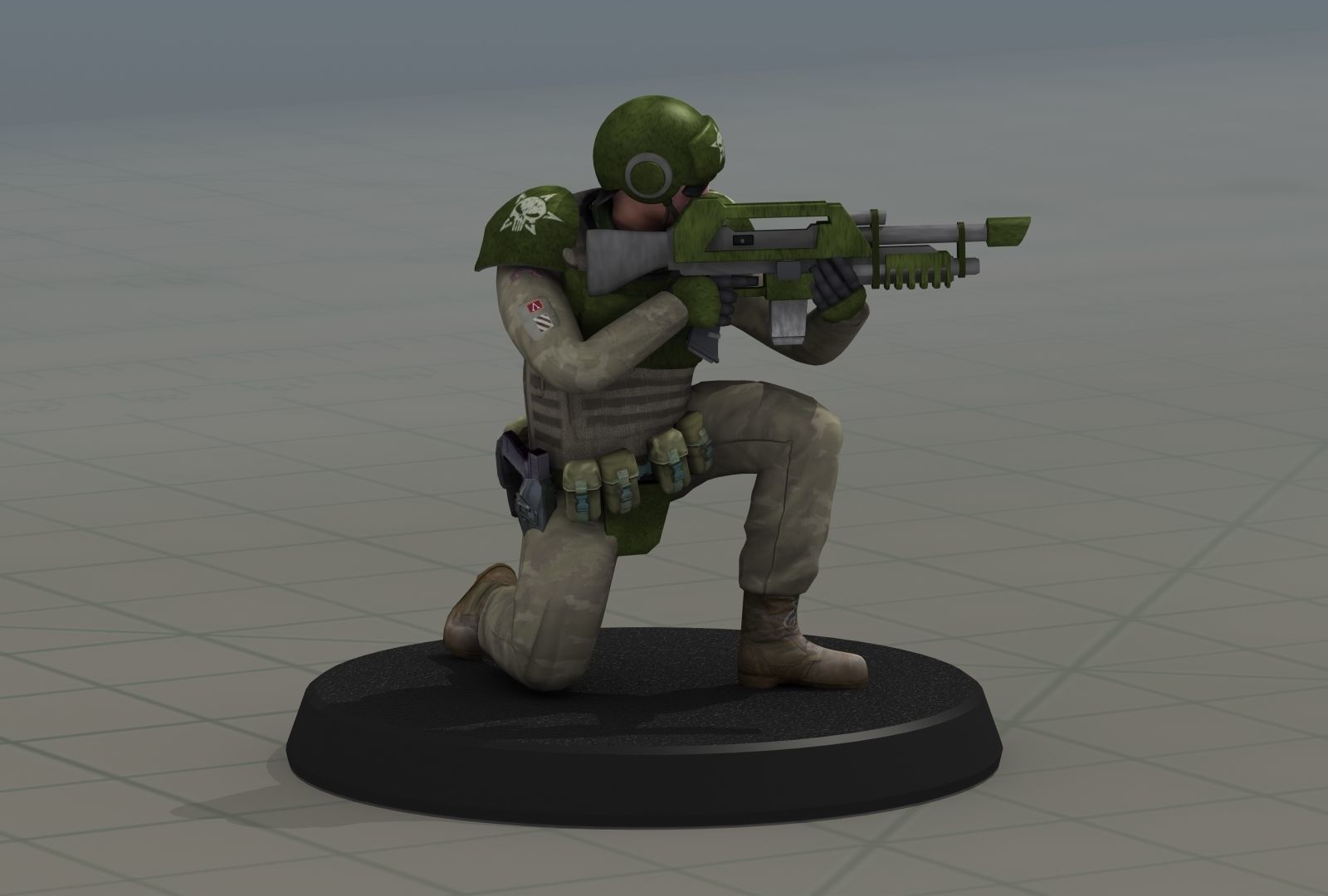 Imperial Army Future Soldiers 3D model_3