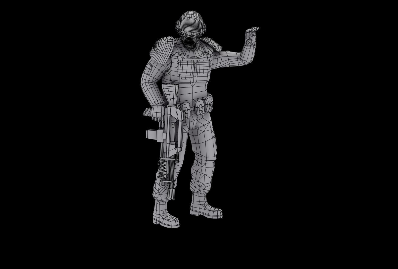 Imperial Army Future Soldiers 3D model_21