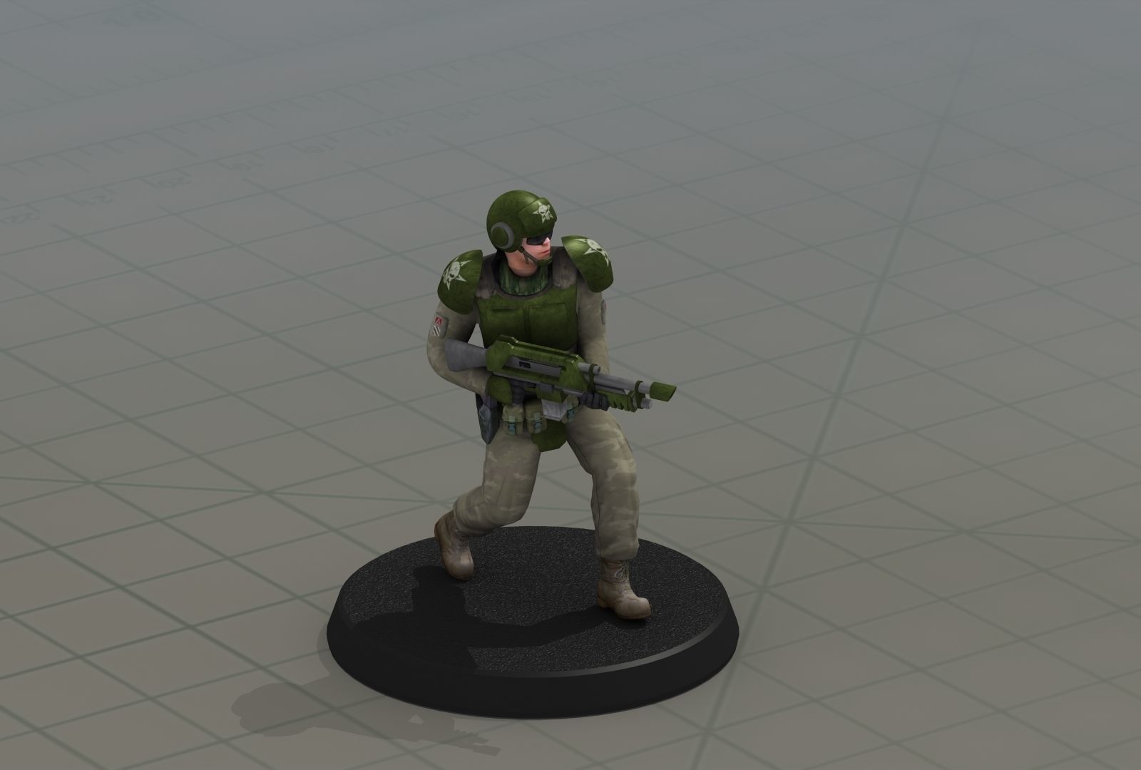Imperial Army Future Soldiers 3D model_13