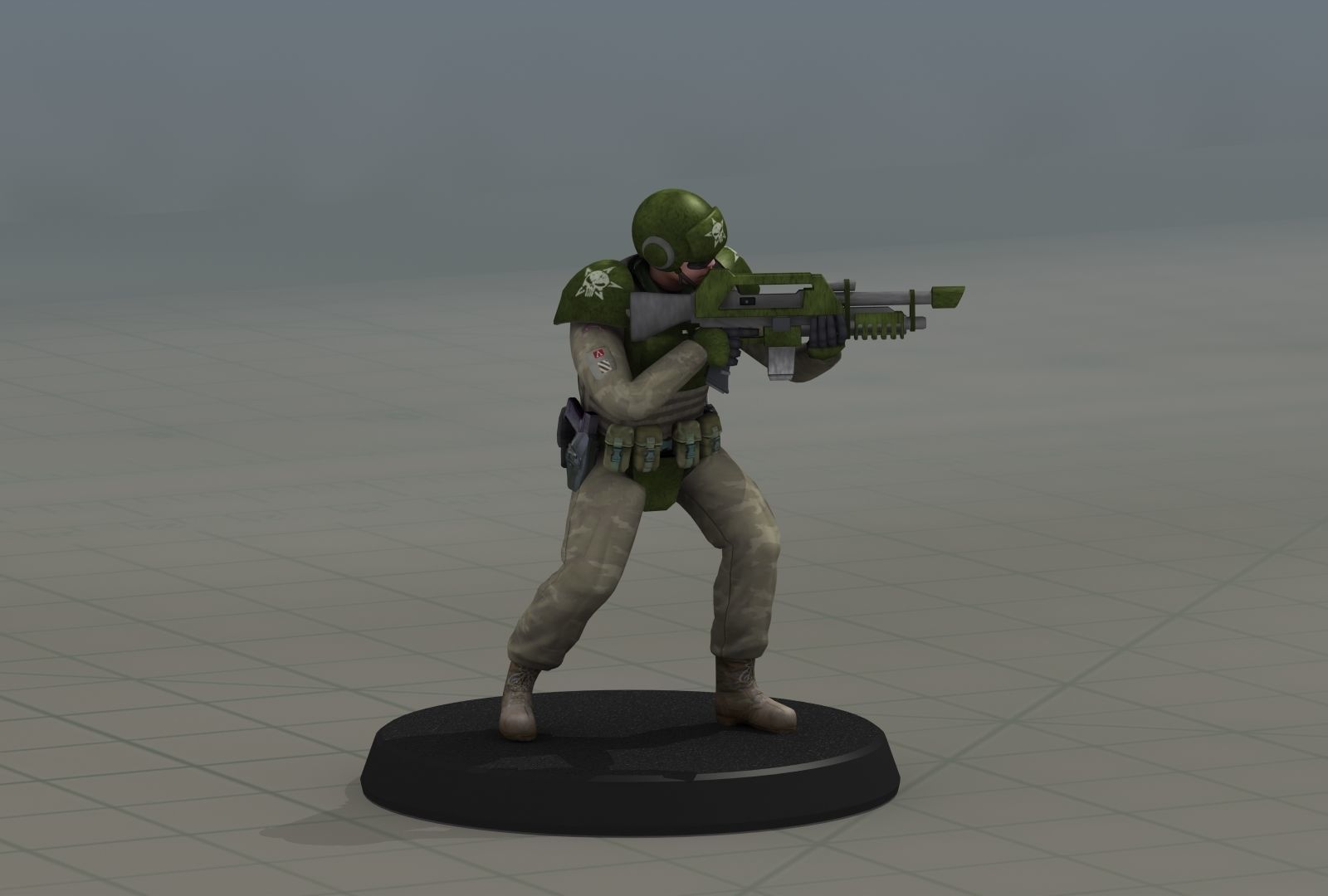 Imperial Army Future Soldiers 3D model_12