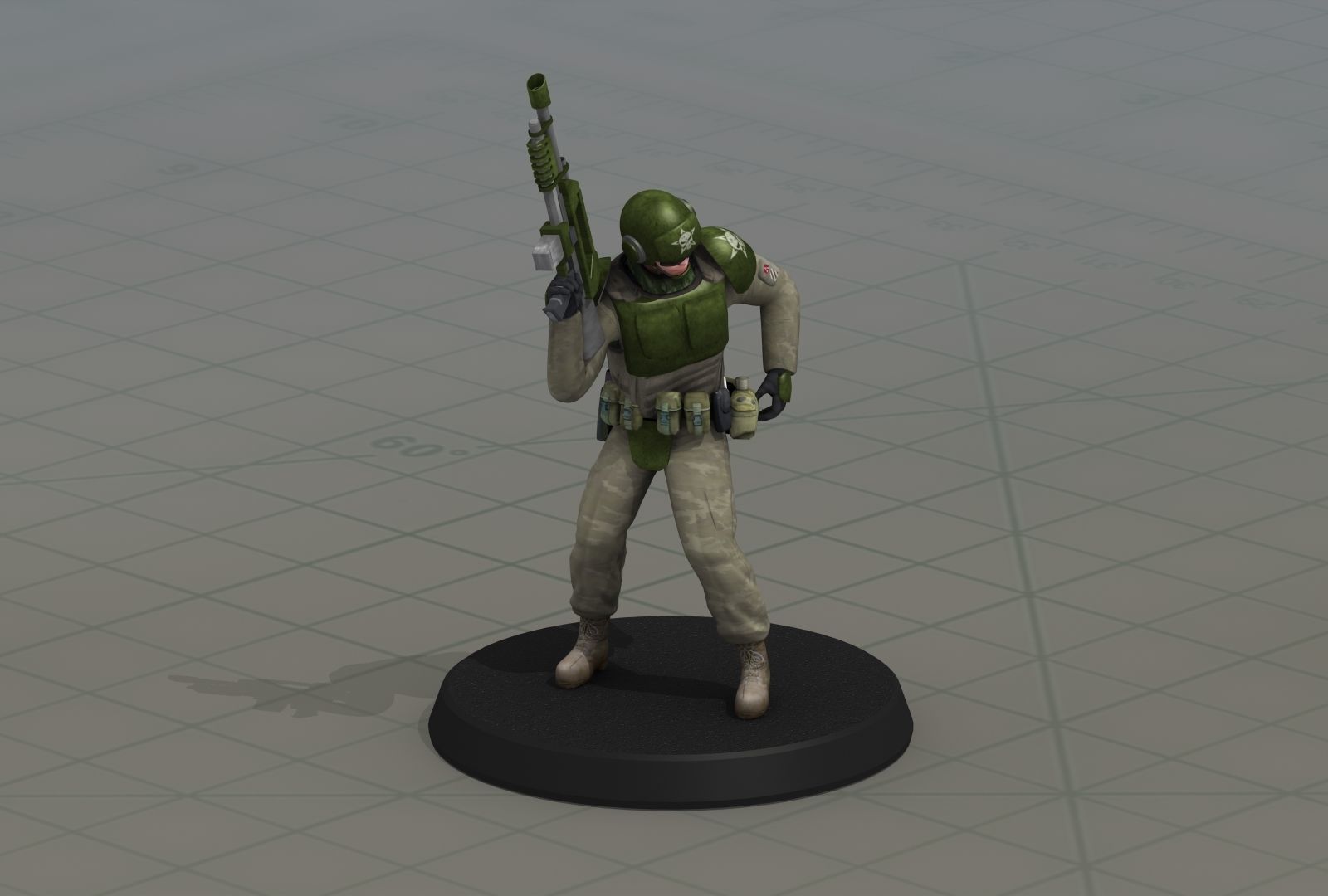 Imperial Army Future Soldiers 3D model_4