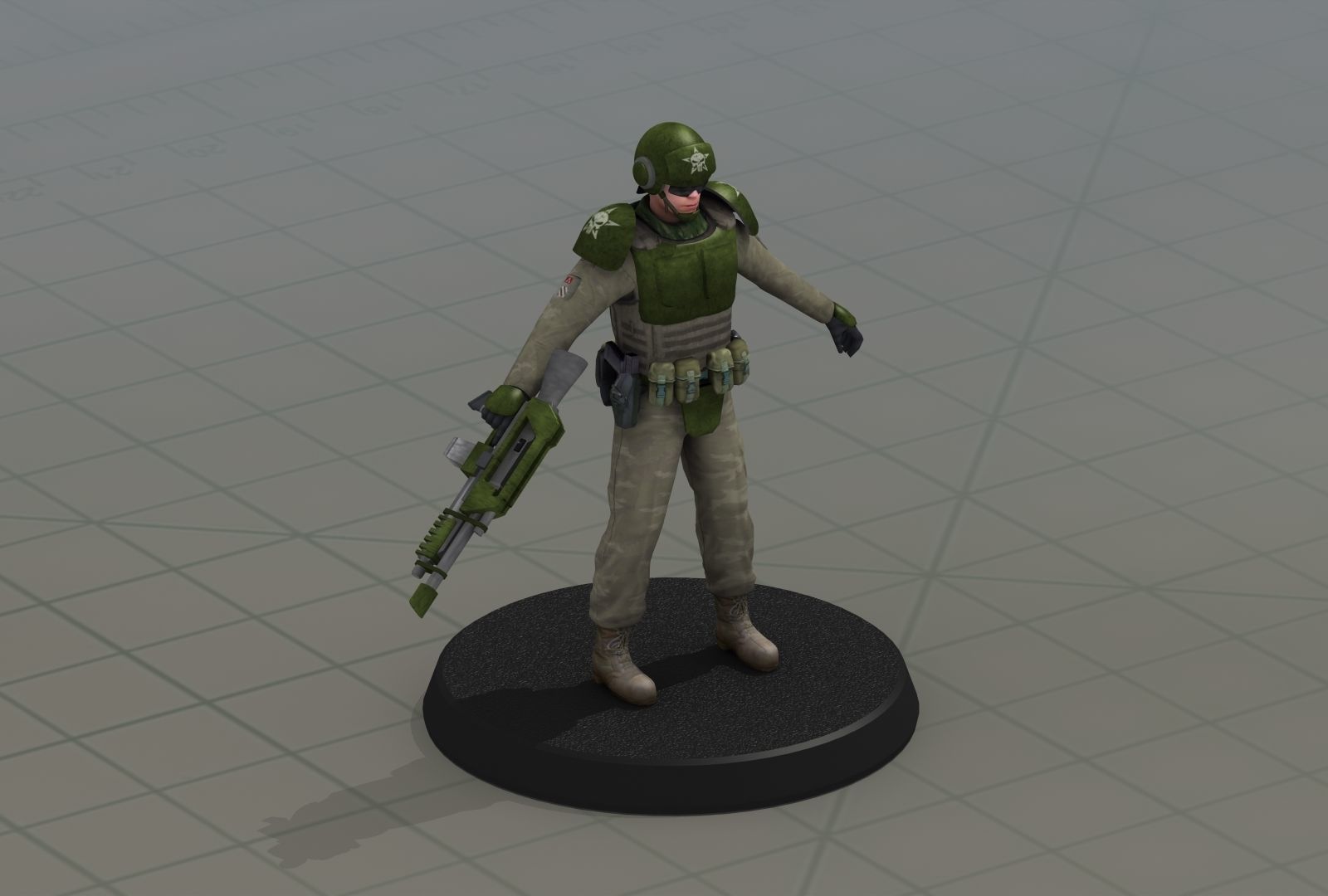 Imperial Army Future Soldiers 3D model_5