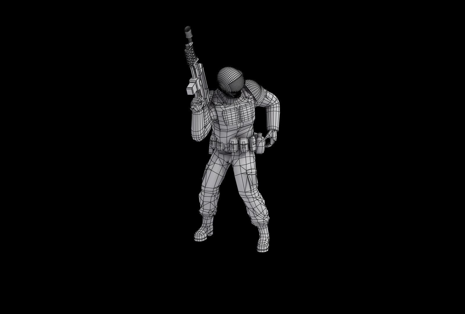 Imperial Army Future Soldiers 3D model_23
