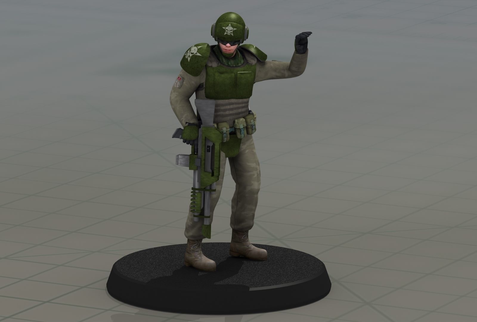 Imperial Army Future Soldiers 3D model_19