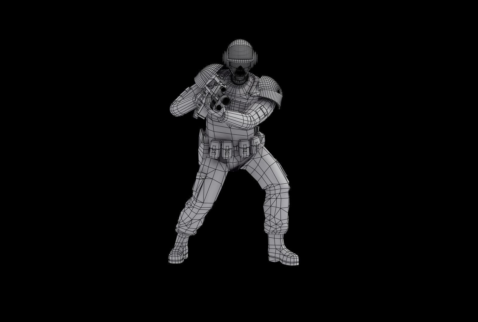Imperial Army Future Soldiers 3D model_25