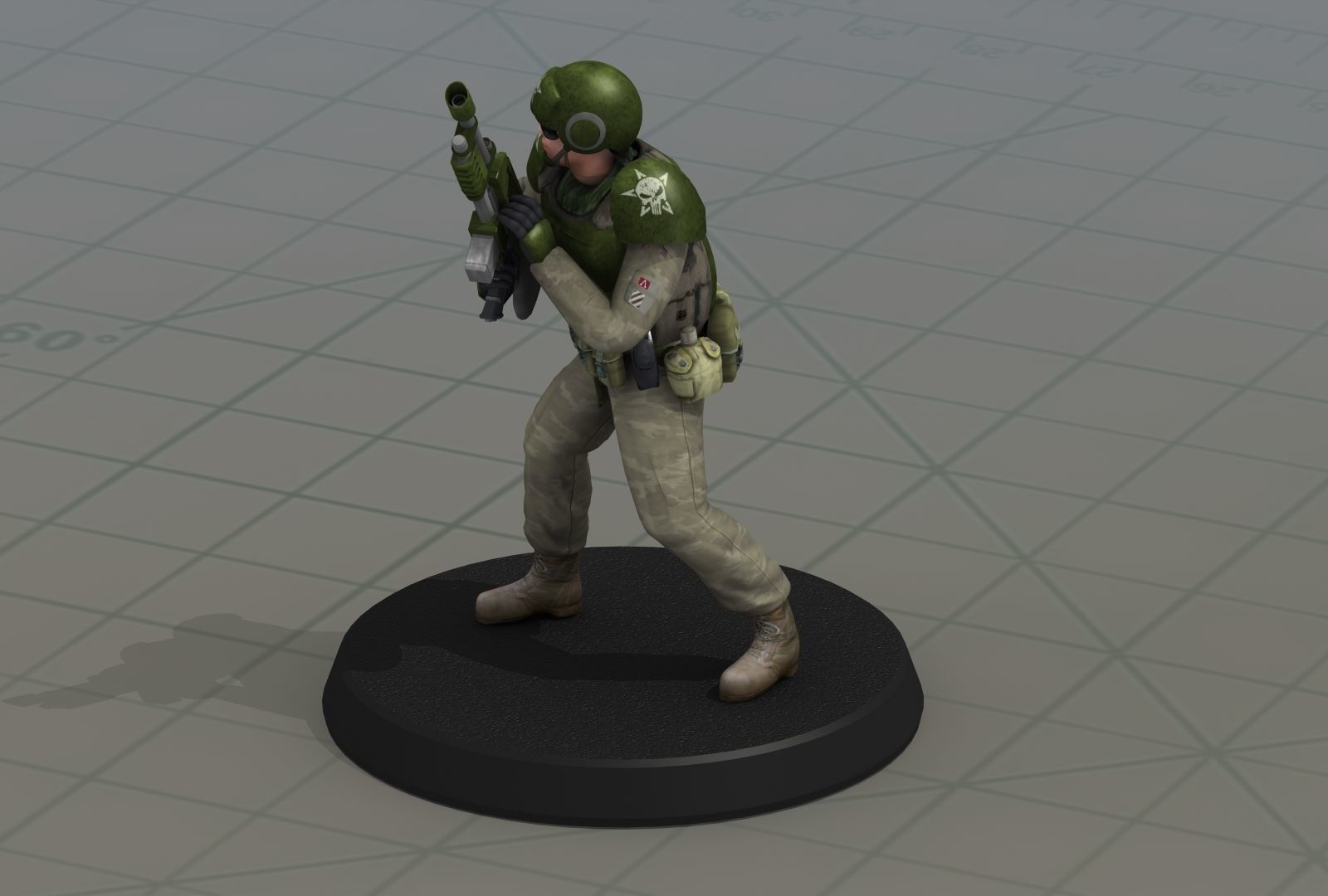 Imperial Army Future Soldiers 3D model_10