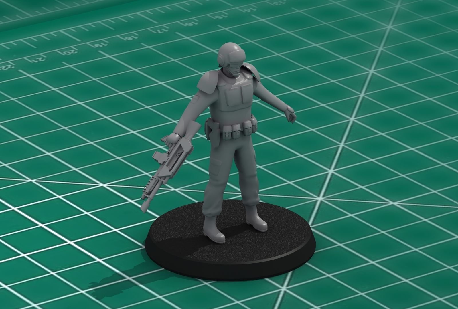 Imperial Army Future Soldiers 3D model_29