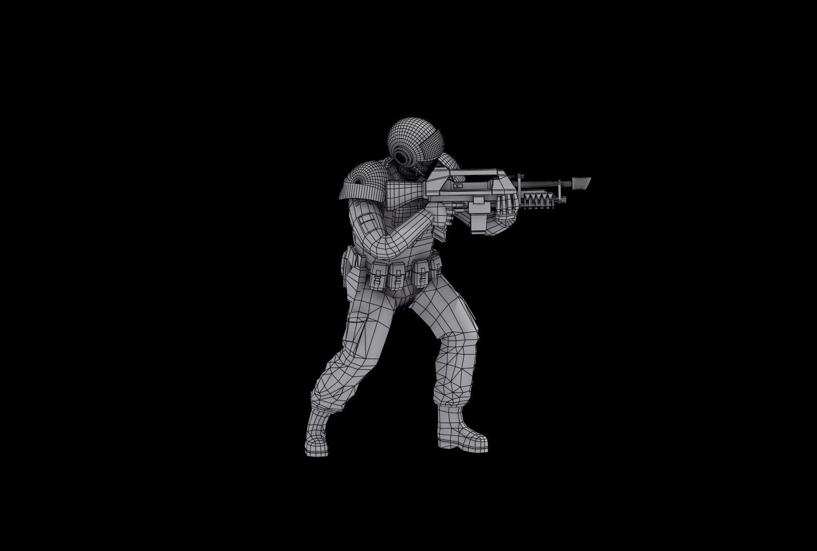 Imperial Army Future Soldiers 3D model_26