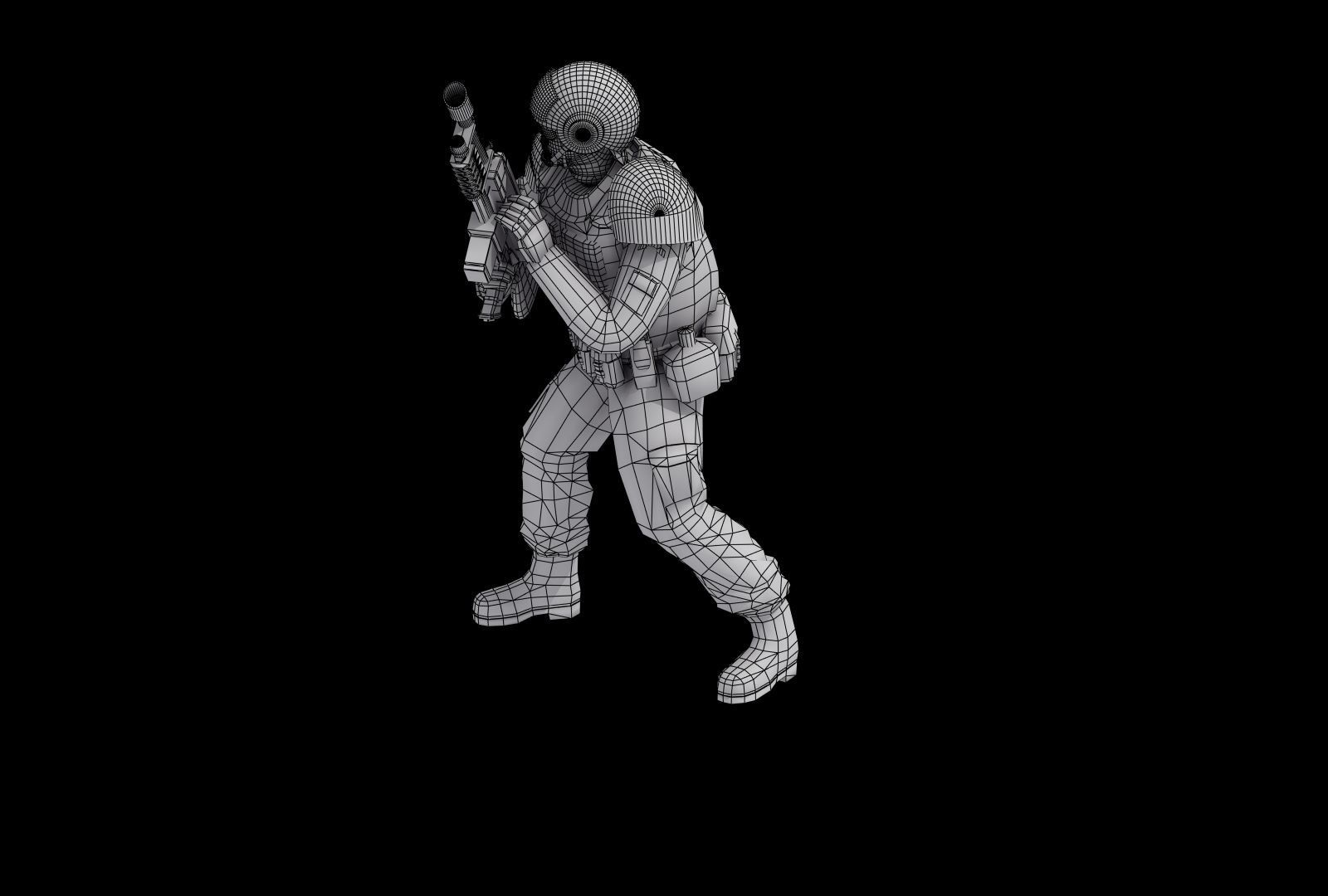 Imperial Army Future Soldiers 3D model_14